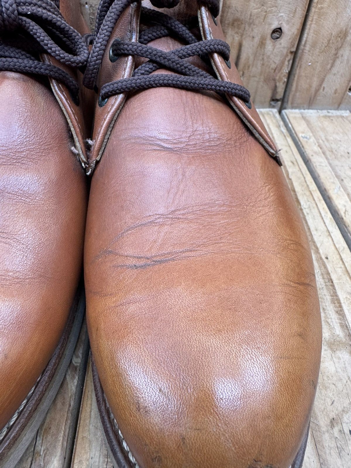 Red Wing Red wing 595 brown Men’s Chukka leather boots US 9 E2 UK 8 Size US 9 / EU 42 - 6 Thumbnail