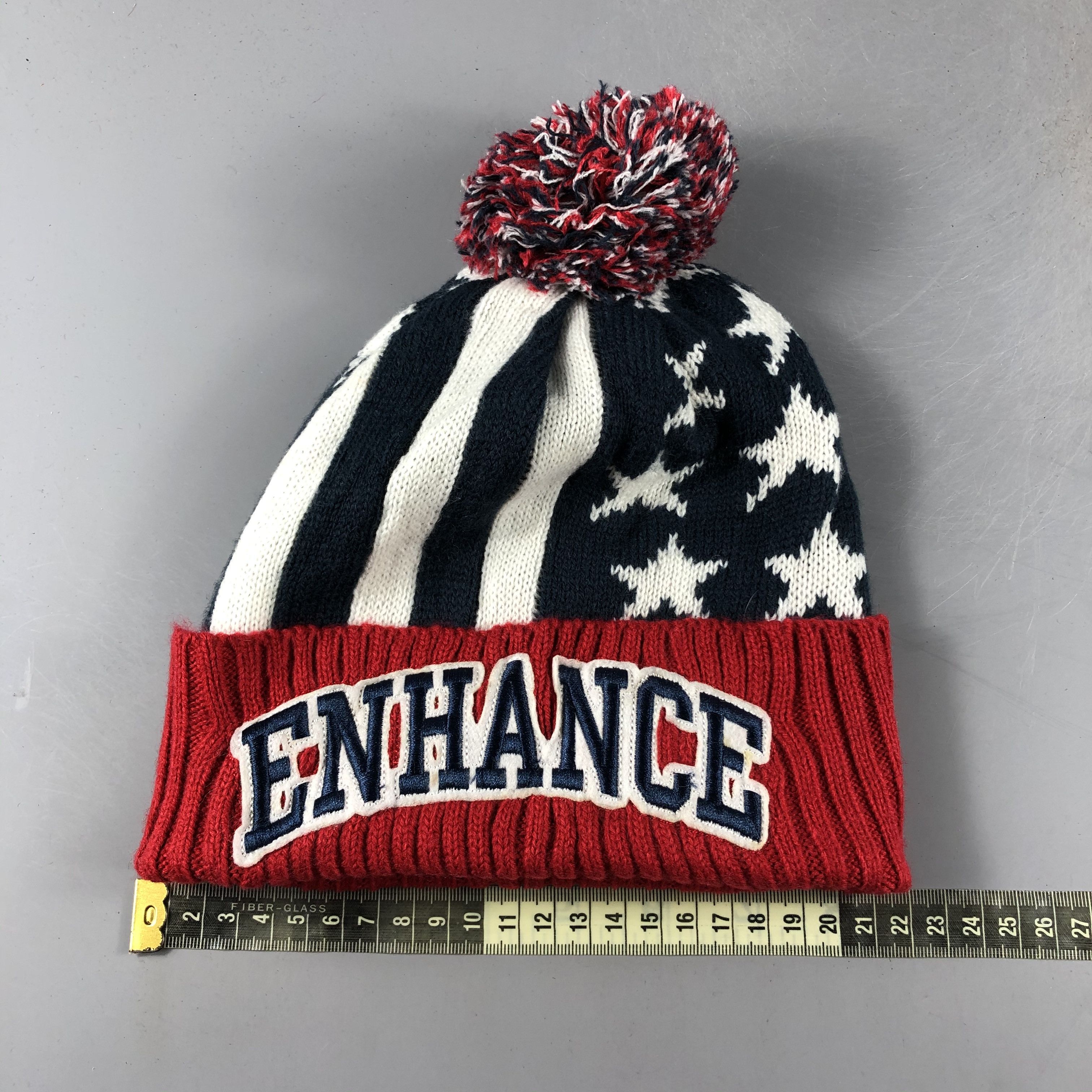 Japanese Brand × Vintage Enhance Bobble Beanie Snow Hat Snow Cap -D519 Size ONE SIZE - 3 Thumbnail