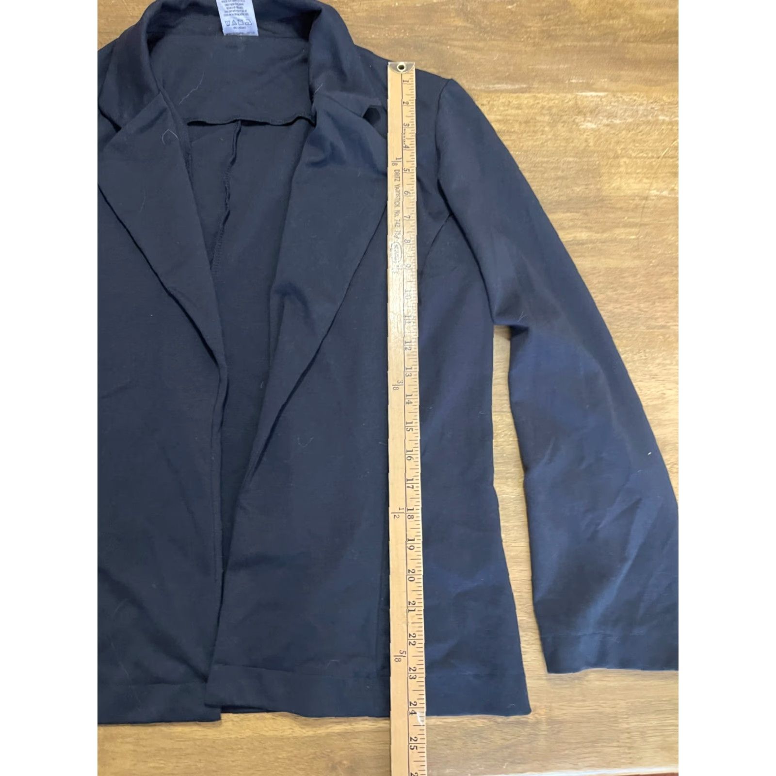 Vintage Serra Jacket Women L Black Open Blazer Long Sleeve Blazer Casual Business Basic Jacket Size L / US 10 / IT 46 - 6 Thumbnail