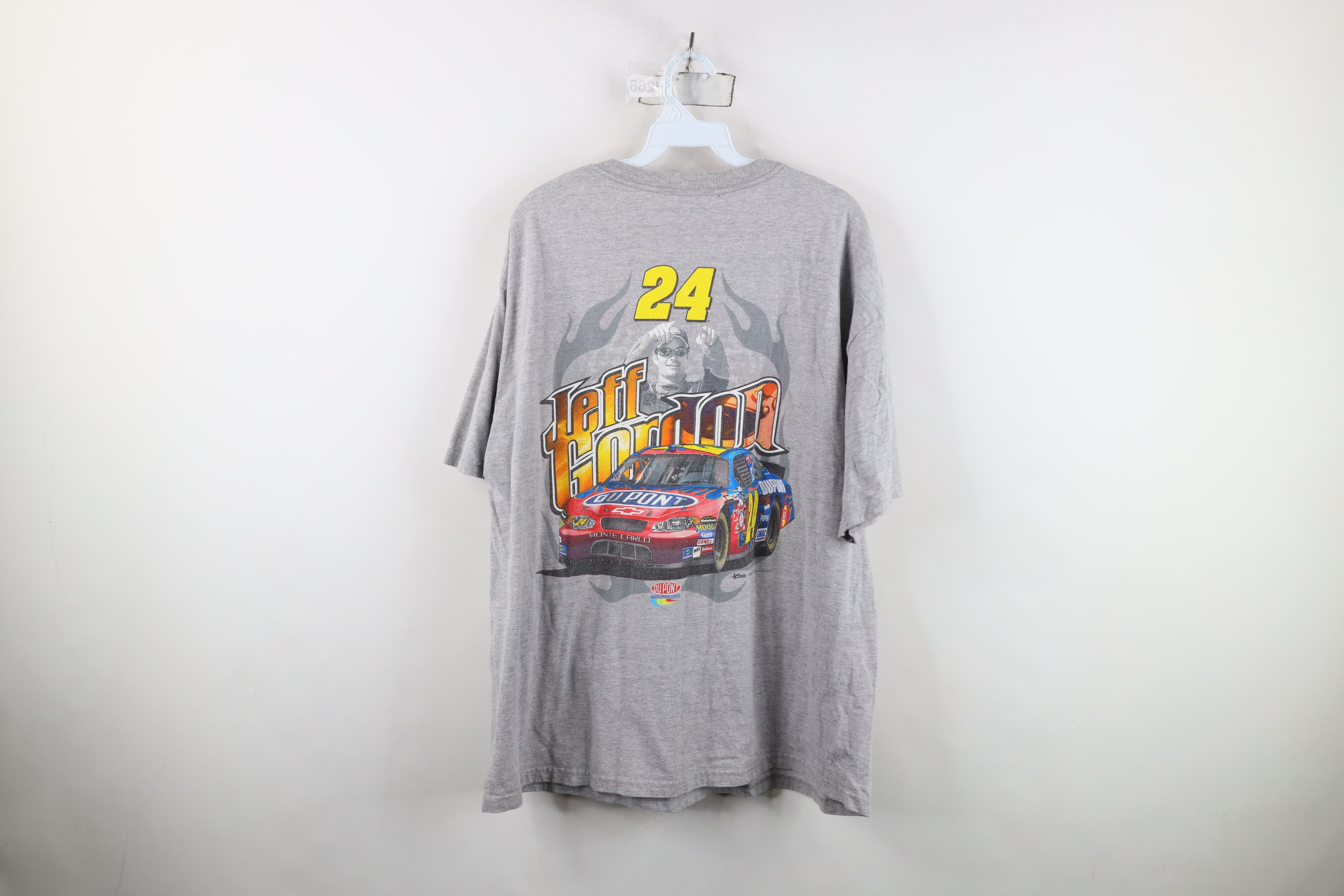 Vintage Vintage Y2K 2003 Nascar Fire Flames Jeff Gordon T-Shirt Size US XL / EU 56 / 4 - 11 Thumbnail