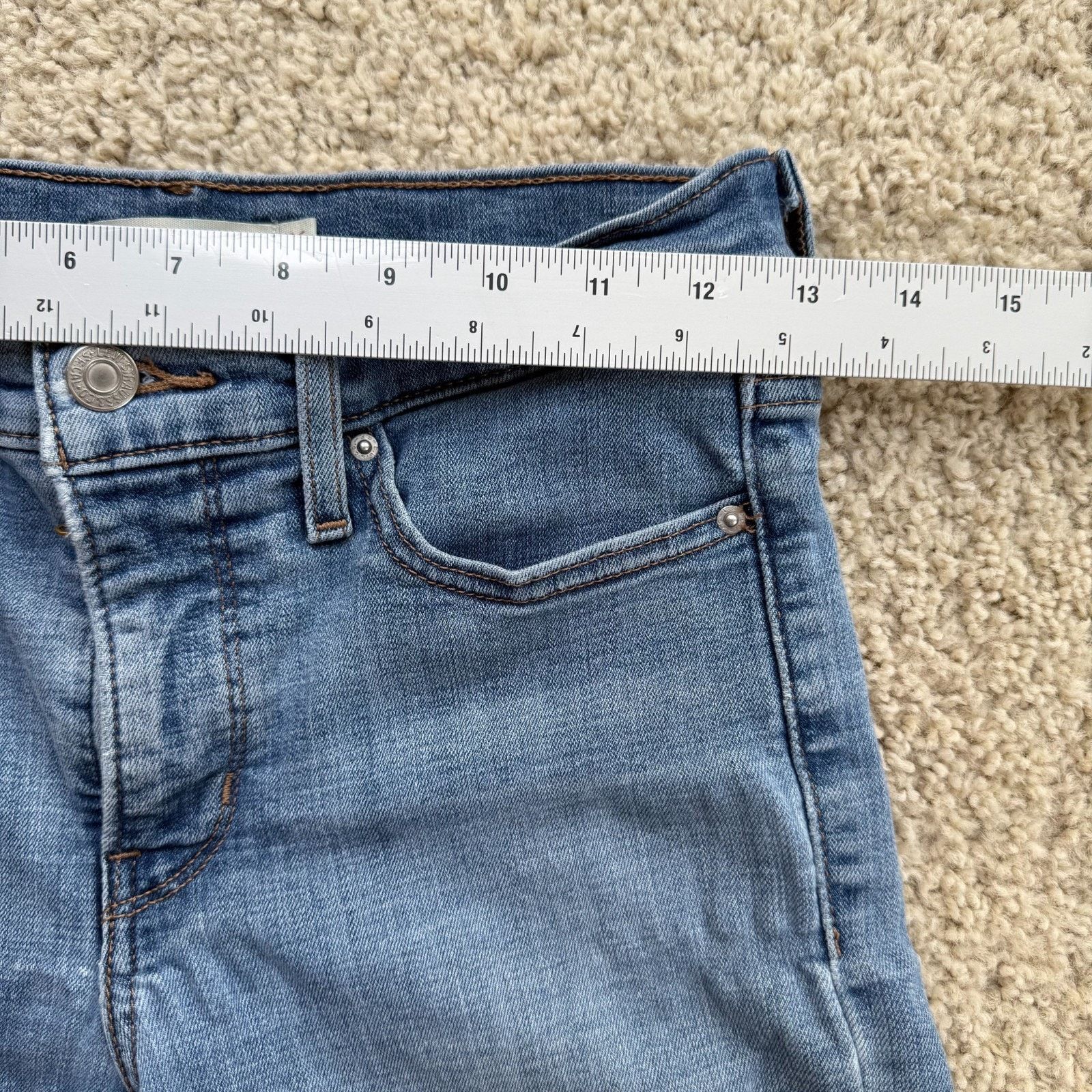 Levi's Levi's 311 Shaping Skinny Jeans Womens 29 Mid Rise Pants Size 29" - 5 Thumbnail