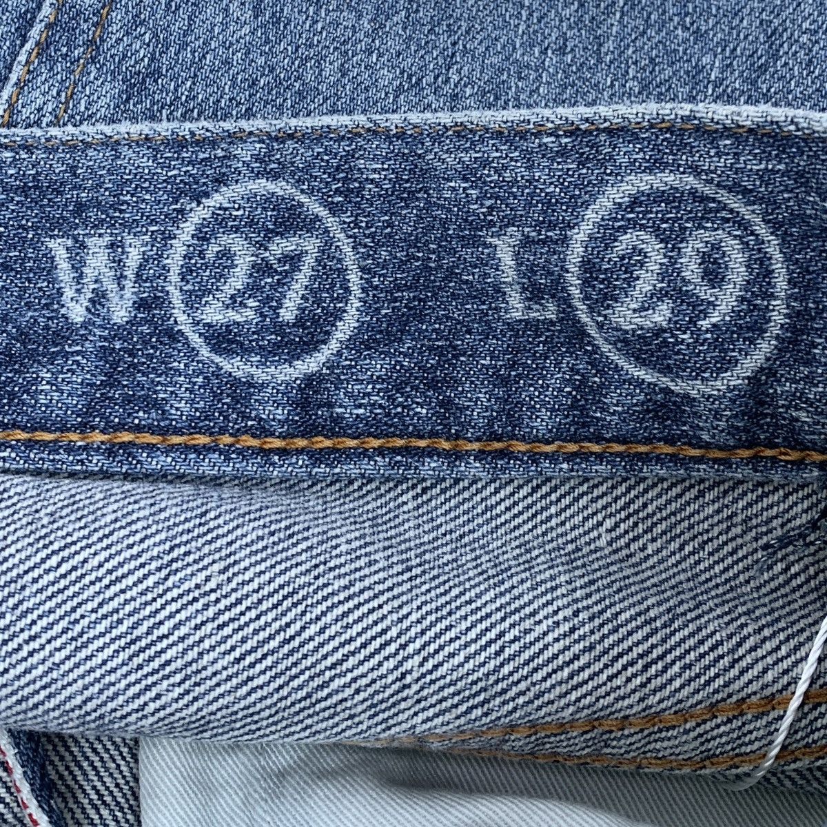 Chloe Chloe Blue Cotton Denim Casual Pants K26WX Size 29" - 6 Thumbnail
