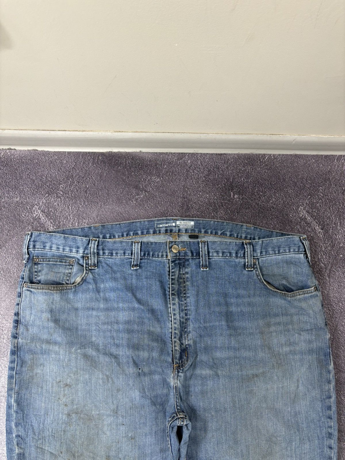 Carhartt Vintage Carhartt Y2K Distressed Denim Hype Skate Baggy Jeans Size US 44 / EU 60 - 11 Thumbnail