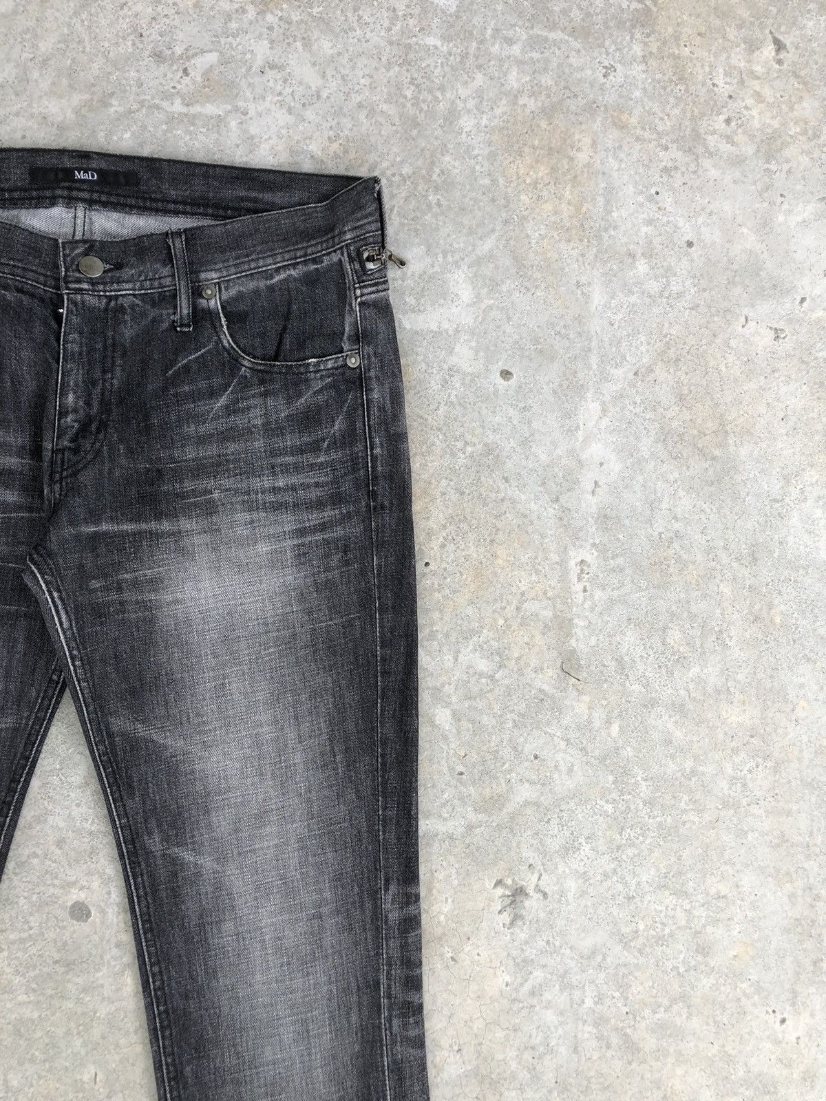 Japanese Brand Japanese Mad Flared Jeans Distressed Jeans Size US 33 - 5 Thumbnail