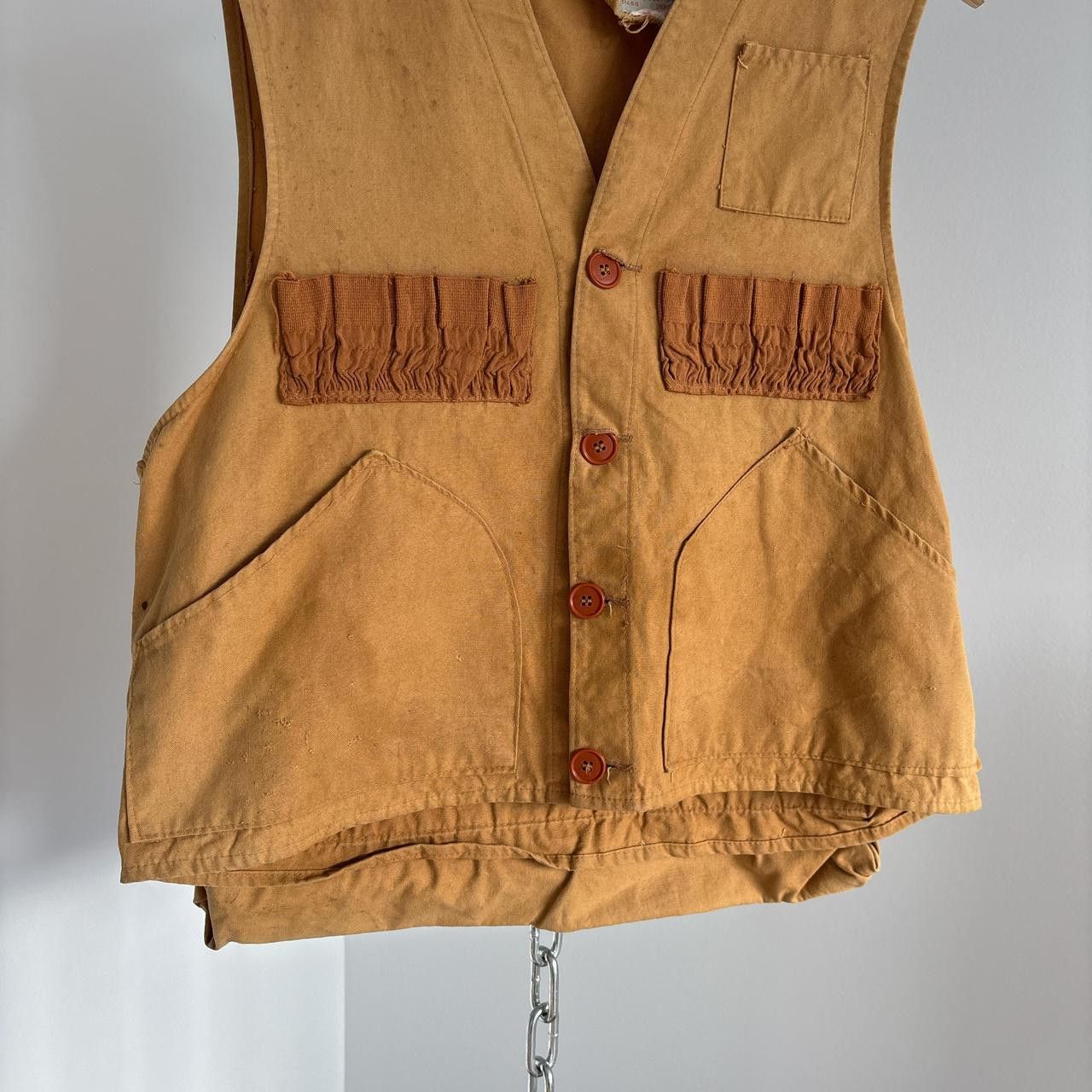 Other 50s True Vintage Storm Pruf Canvas Vest Hunting Size S/M Size US S / EU 44-46 / 1 - 4 Thumbnail
