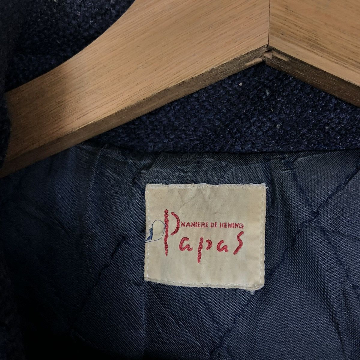Japanese Brand 🔥VINTAGE LEATHER JACKET JUMPER STADIUM PAPAS BIG LOGO Size US M / EU 48-50 / 2 - 18 Thumbnail
