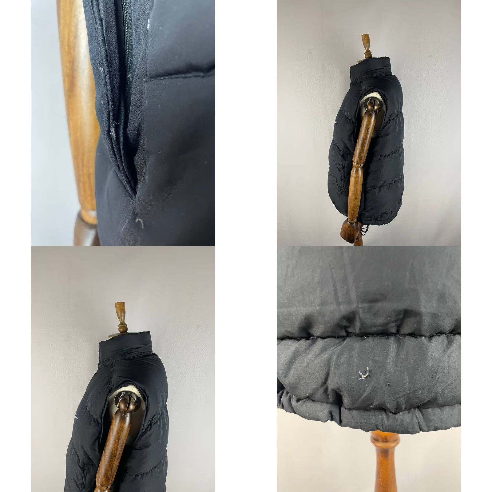 Nike Nike Mens Puffer Down Vest Size XL Black Polyester Sleeveless Windbreaker Size US XL / EU 56 / 4 - 9 Thumbnail