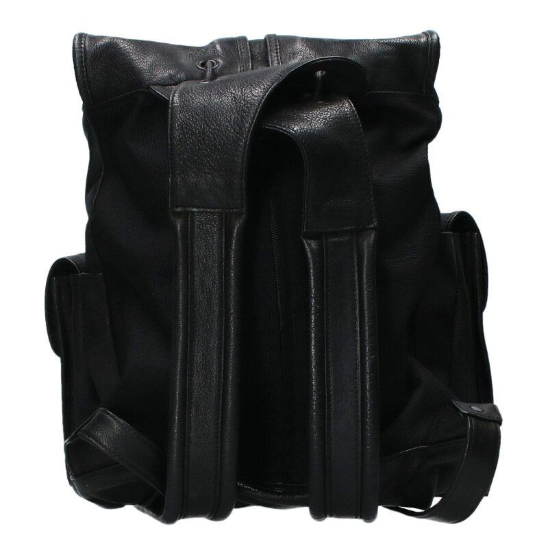 Yohji Yamamoto Yohji Yamamoto Pour Homme Pocket Detail Leather Backpack Size ONE SIZE - 2 Thumbnail