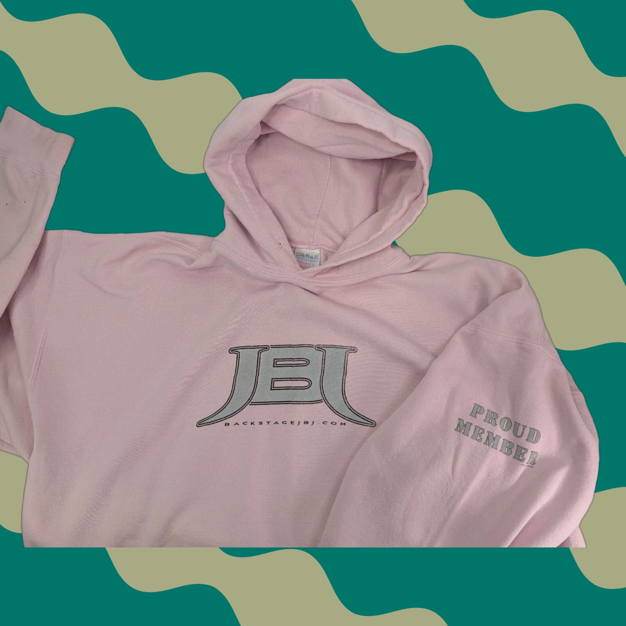 Gildan Jon Bon Jovi Back Stage JBJ 2008 Tour Pink Hoodie Sweatshirt 2XL Men Shirt Photos Size Pink Hanes Gildan Pullover Size US XXL / EU 58 / 5 - 1 Thumbnail