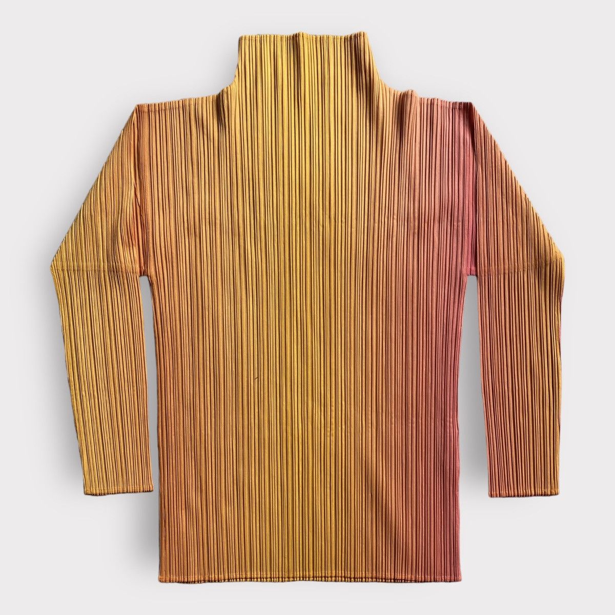 Issey Miyake Vintage 1996 Gradient Pleated Please Blouse Size M / US 6-8 / IT 42-44 - 1 Thumbnail