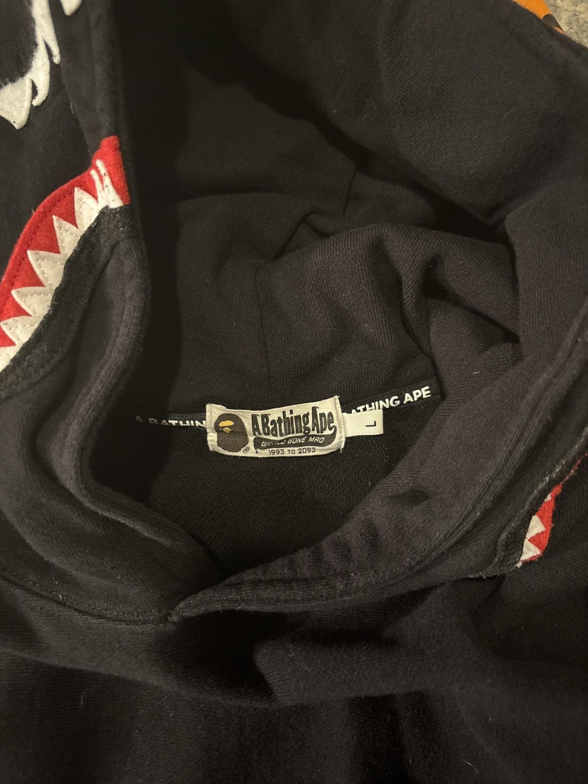 Bape A Bathing Ape Men Shark Pullover Hoodie Size US L / EU 52-54 / 3 - 7 Thumbnail