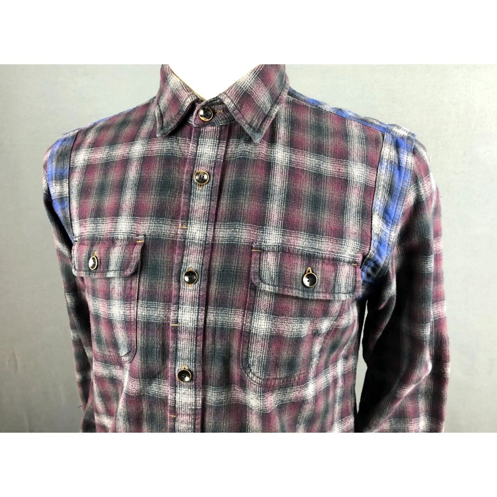 Edwin Edwin Conway Shirt Cotton Purple Men Size M Check Size US M / EU 48-50 / 2 - 6 Thumbnail
