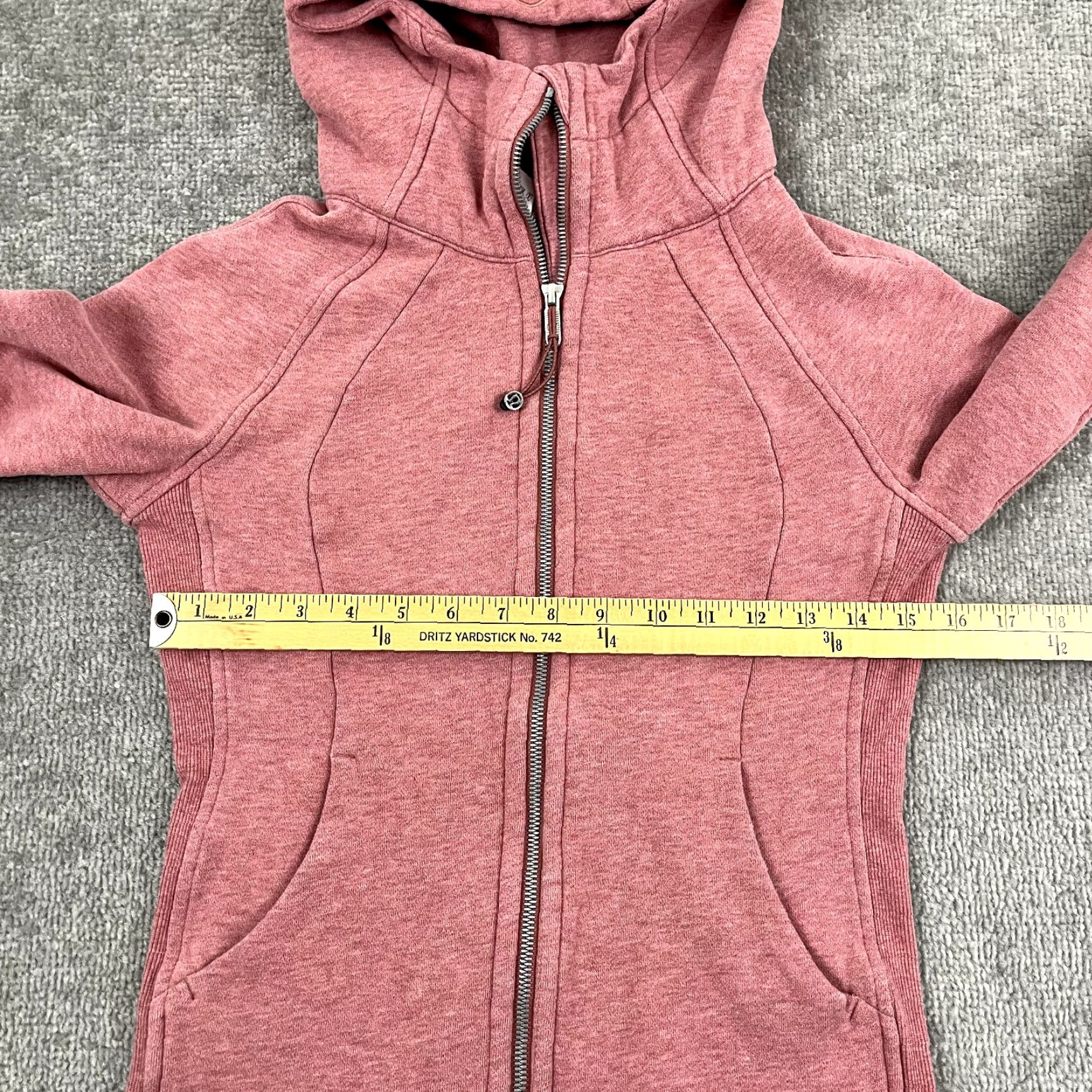 Lululemon LULULEMON Scuba Hoodie Women's Size 4 Pink Fleece Zip Hooded Casual Gym & Training Size S / US 4 / IT 40 - 6 Thumbnail