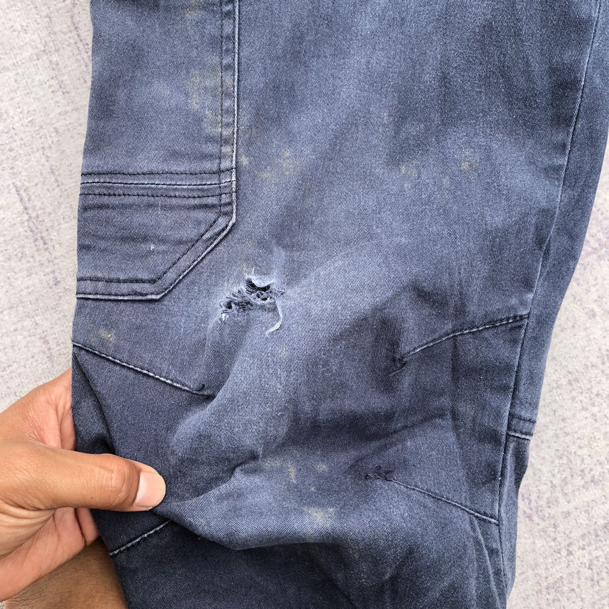 20471120 Japanesebrand Faded cargo pants multipocket tactical utility Size US 31 - 13 Thumbnail