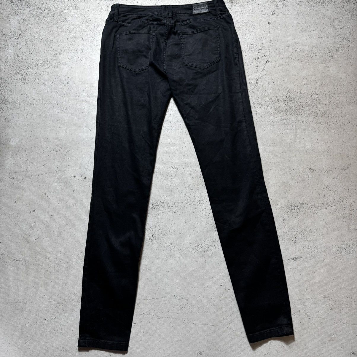 Burberry × Vintage vintage 90s washed black waxed jeans burberry luxury rare Size 29" - 6 Thumbnail