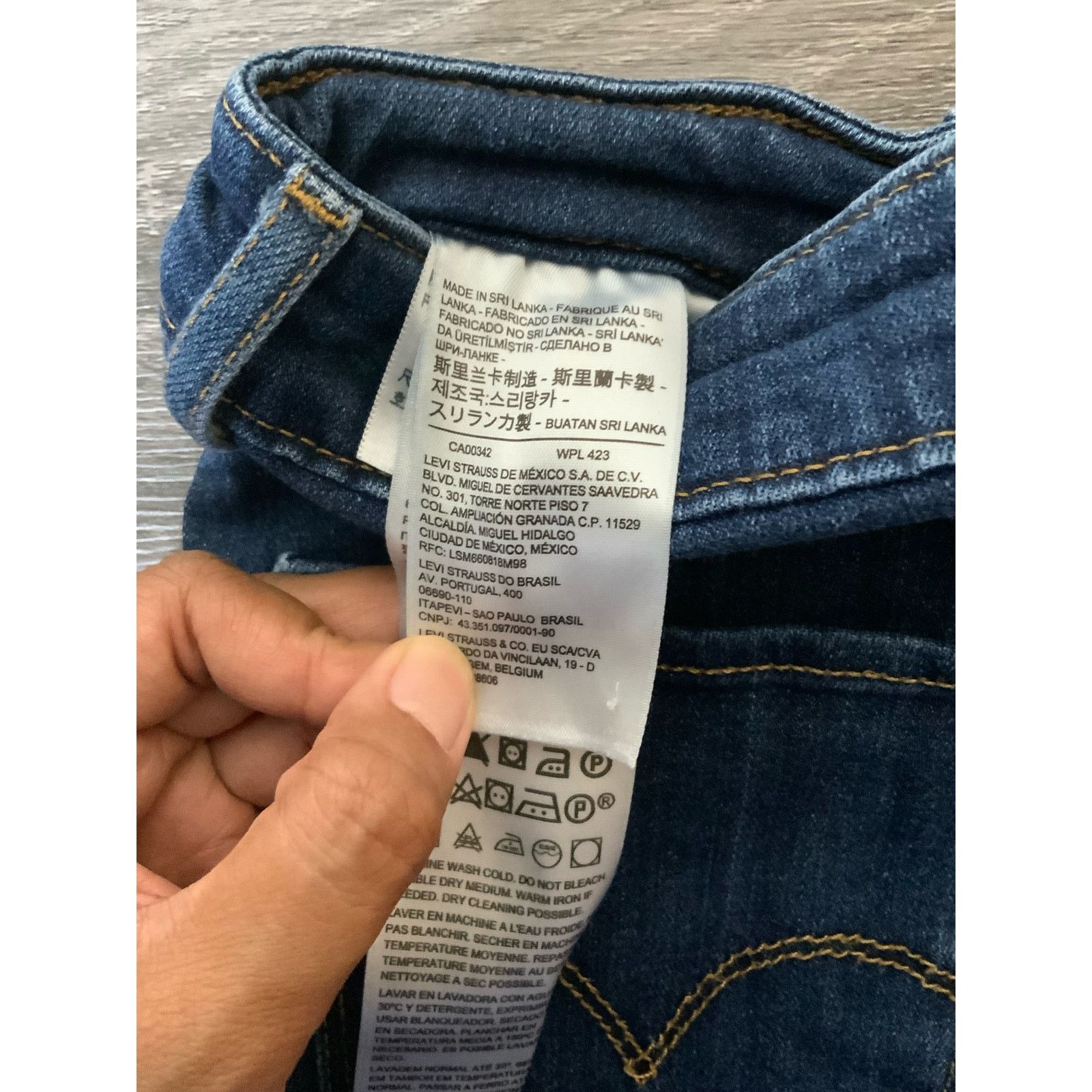 Levi's Levi’s 721 High Rise Skinny Jeans Denim Pants Women’s 27 Size 27" / US 4 / IT 40 - 5 Thumbnail