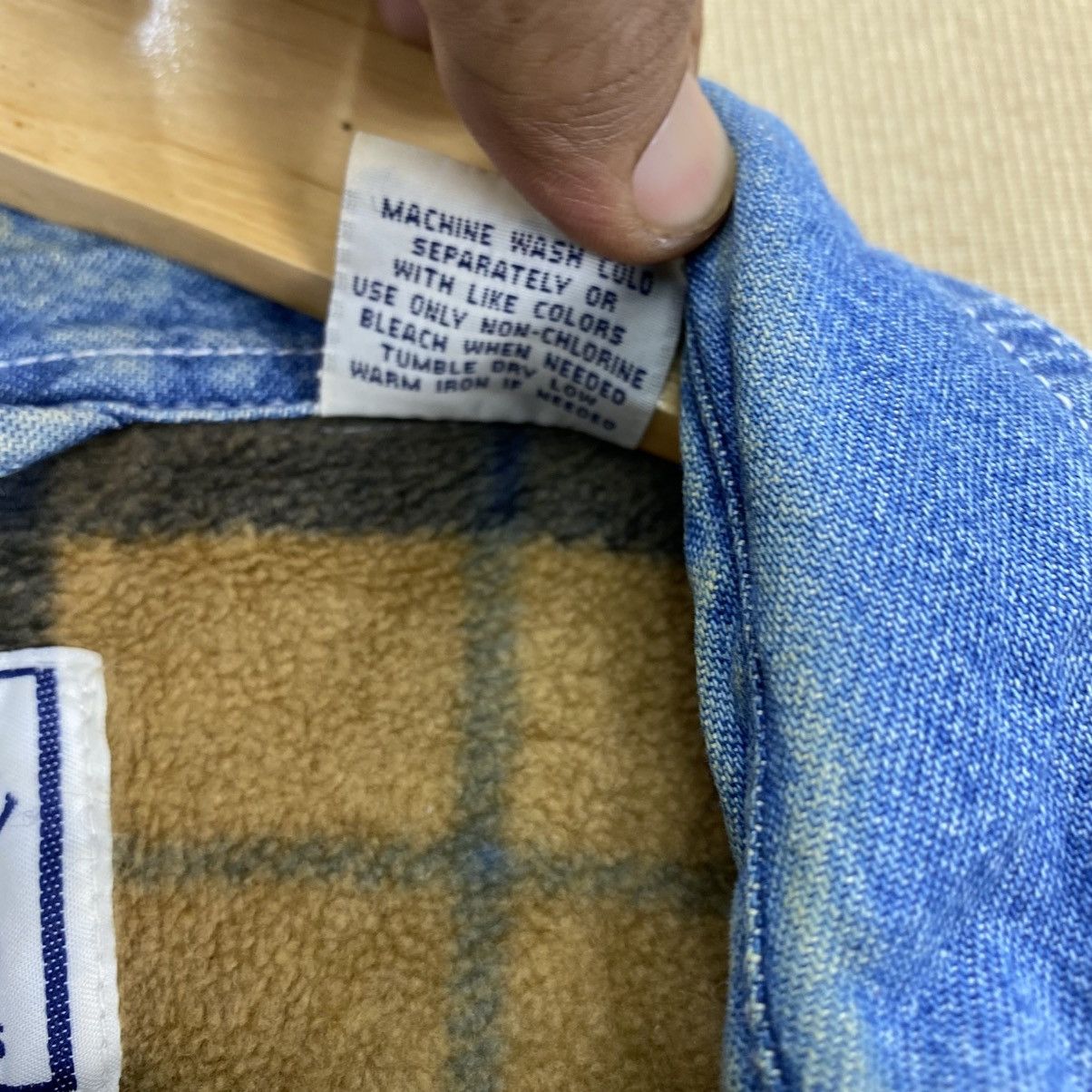 American Apparel 🫶Vintage america blue fleece lined Denim Shirt Jackey Size US M / EU 48-50 / 2 - 6 Thumbnail