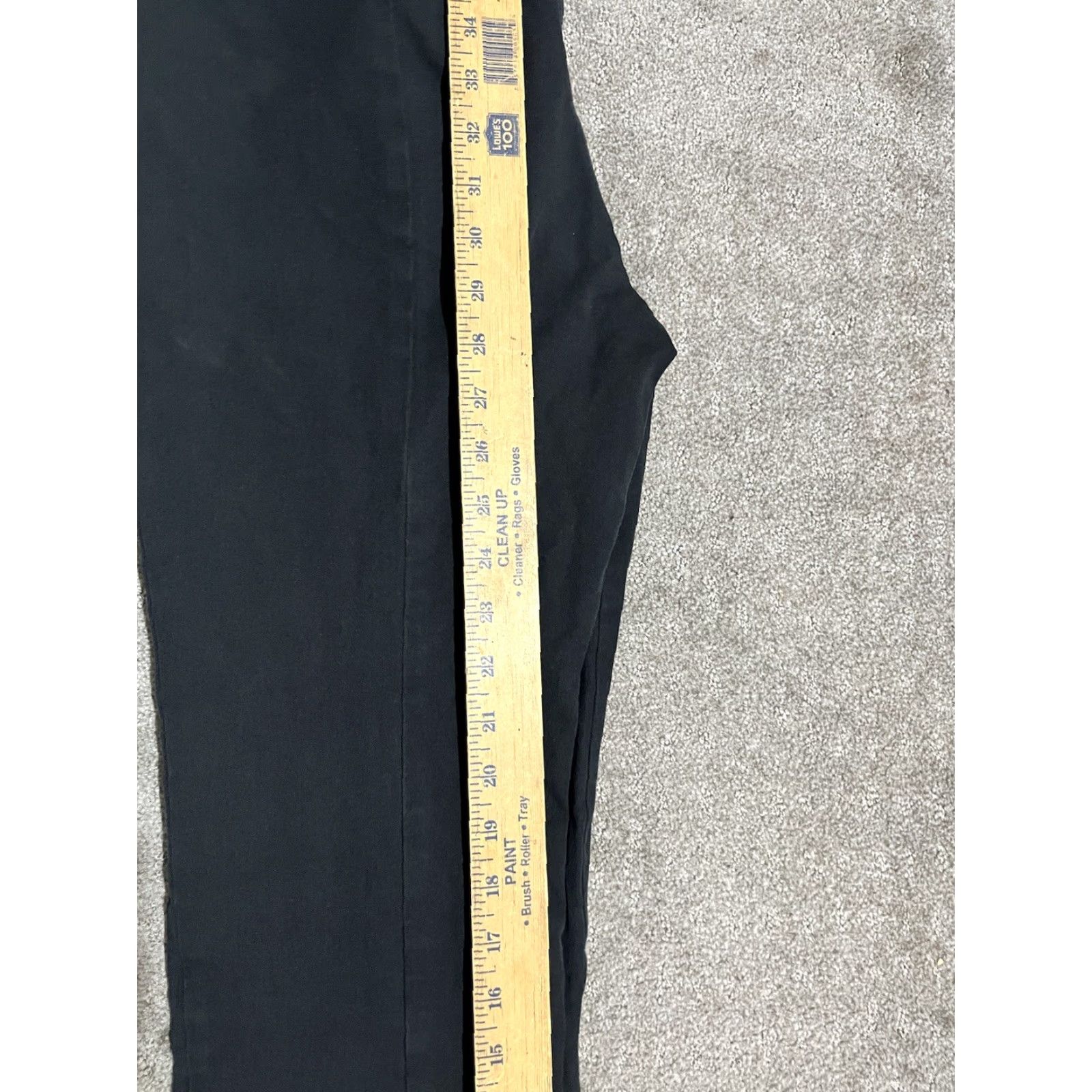 Ann Taylor Ann Taylor Pants Back Zip Seamed Slim Straight Stretch Black 6 Women Dress Pants Slim Straight City Work wear Size 28" / US 6 / IT 42 - 6 Thumbnail