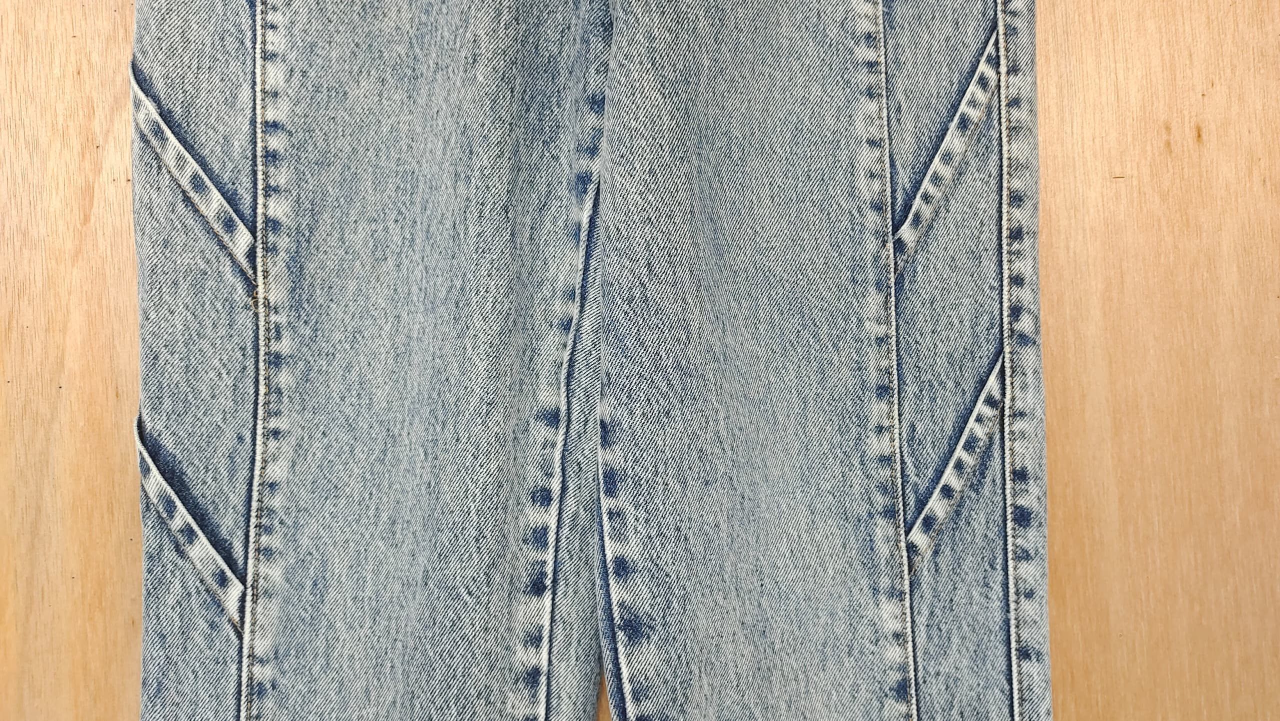 Edwin × If Six Was Nine × Isabel Marant VINTAGE EDWIN BLUE ACID WASH HIGH WAIST MOM JEANS Size 28" / US 6 / IT 42 - 5 Thumbnail