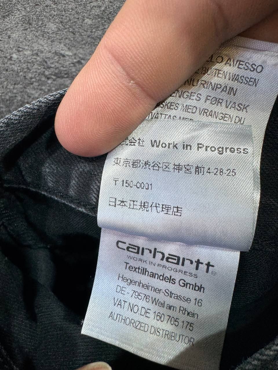 Carhartt Carhartt Texas Pant Jeans Black Denim Size US 31 - 17 Thumbnail