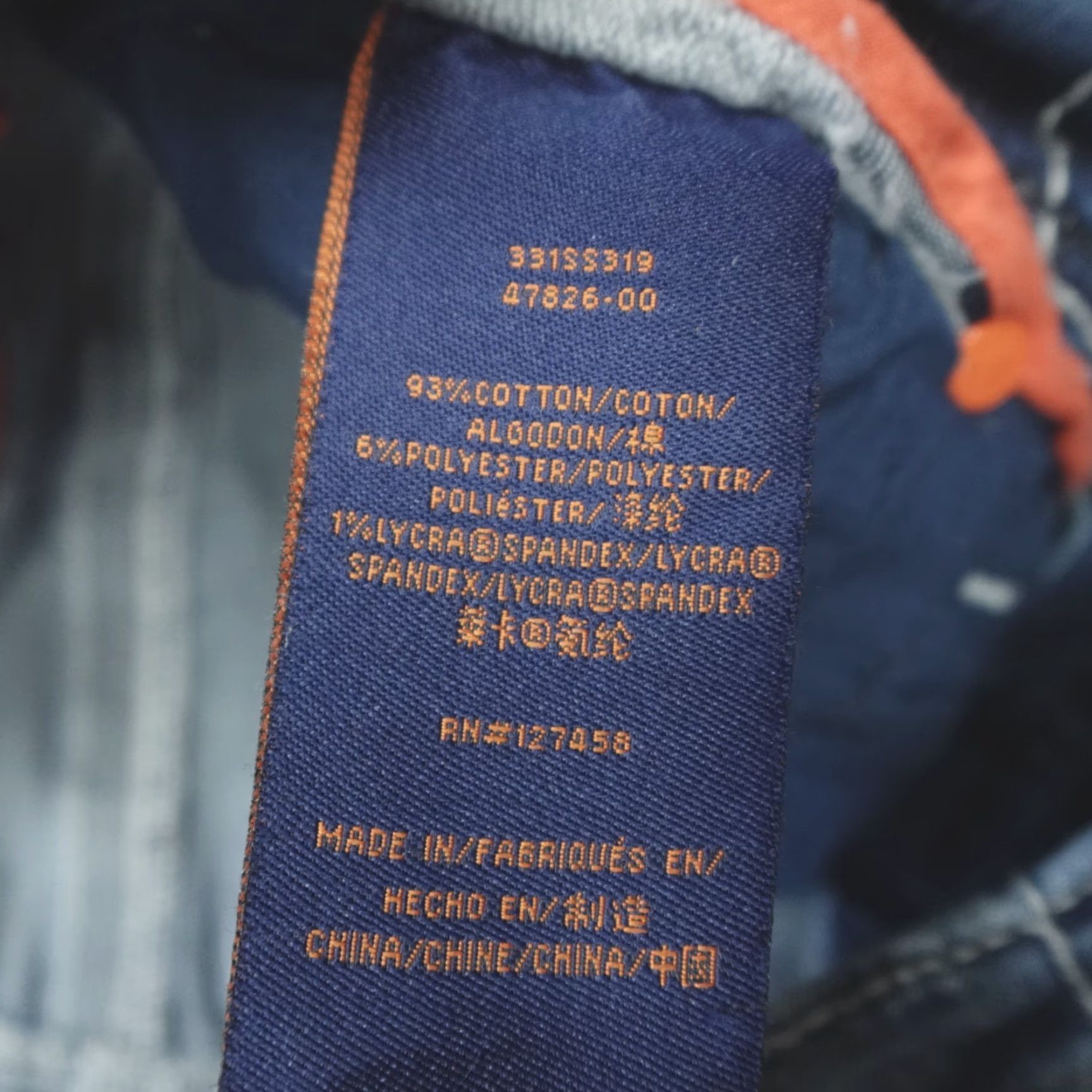 Vintage American Fighter Jeans Slim Straight 28x32 Blue Denim Distressed 5-Pocket Mens 90s Theme Size US 28 / EU 44 - 4 Thumbnail