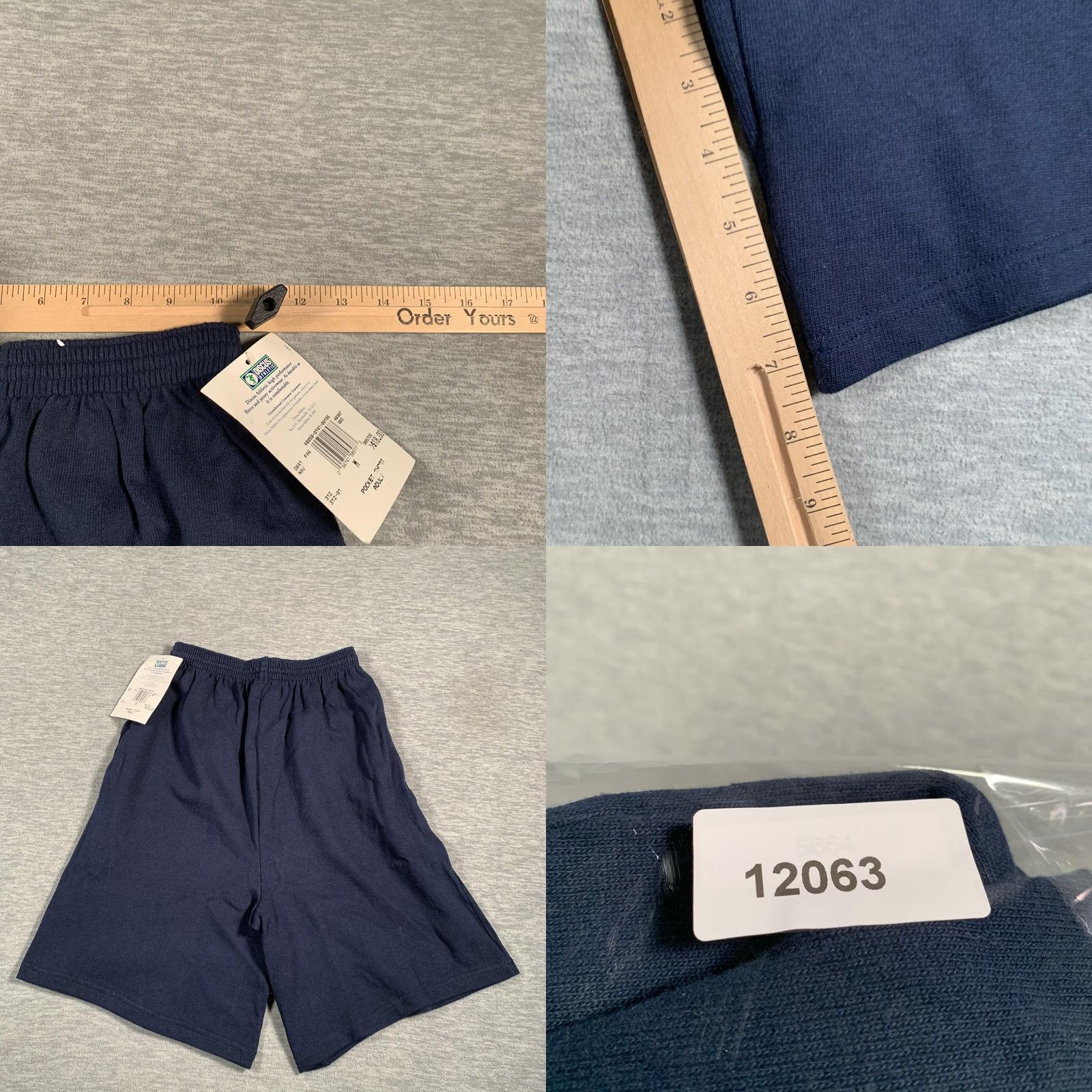 Vintage Discus Athletic Jersey Pocket Short Mens Medium Navy Elastic Waist NWT Size US M / EU 48-50 / 2 - 8 Thumbnail