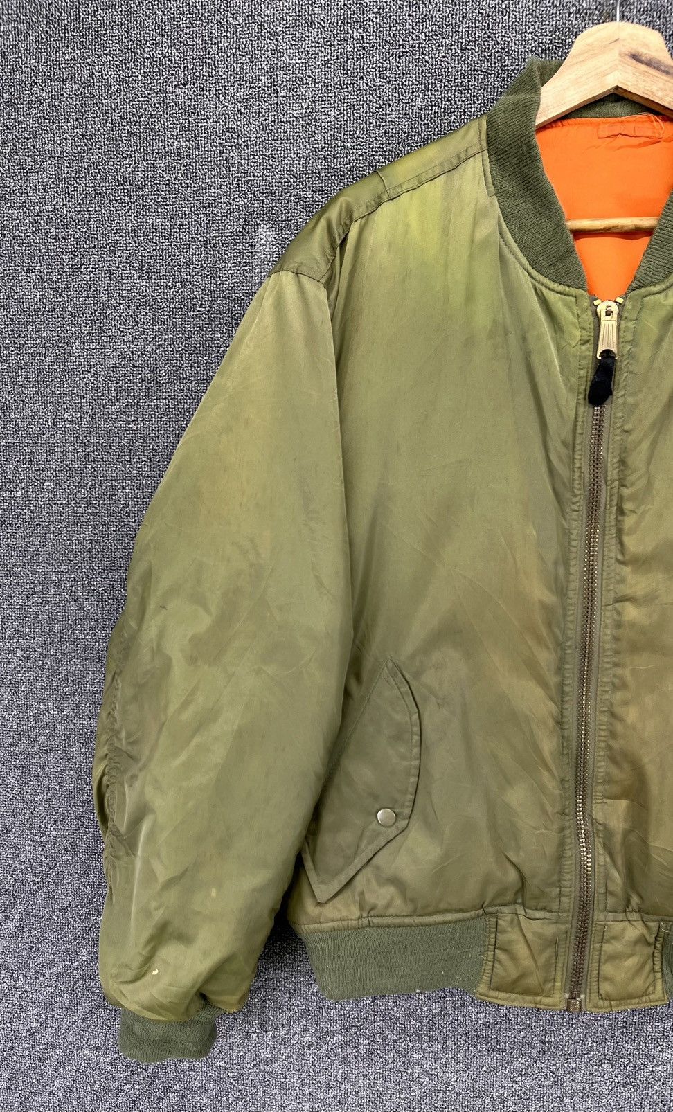 Japanese Brand Vintage Gear Japanese Zip Up Bomber Jacket Size US L / EU 52-54 / 3 - 2 Thumbnail