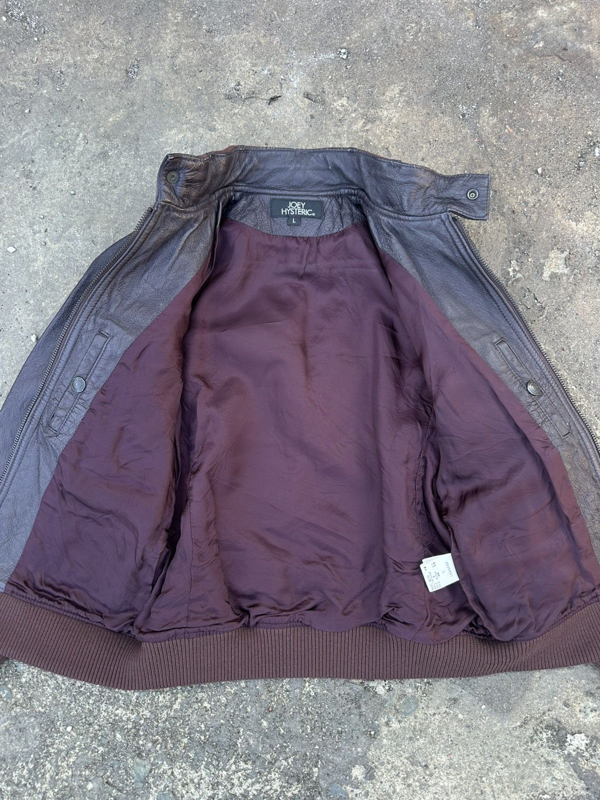 Hysteric Glamour Hysteric Glamour - Leather Flight/Bomber Jacket Size US L / EU 52-54 / 3 - 6 Thumbnail