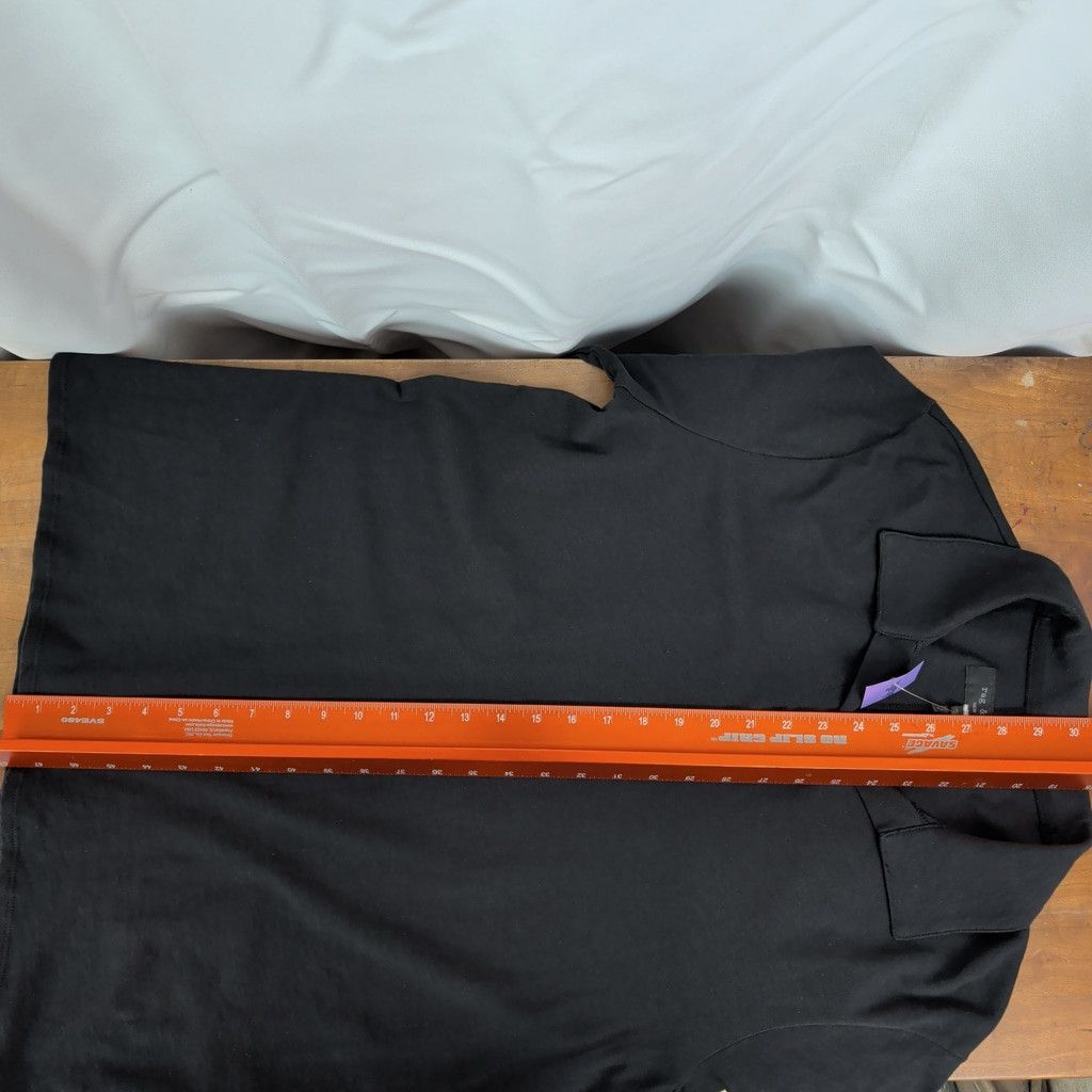 Rag & Bone Rag & Bone Johnny Slub Black Polo Large Size US L / EU 52-54 / 3 - 4 Thumbnail
