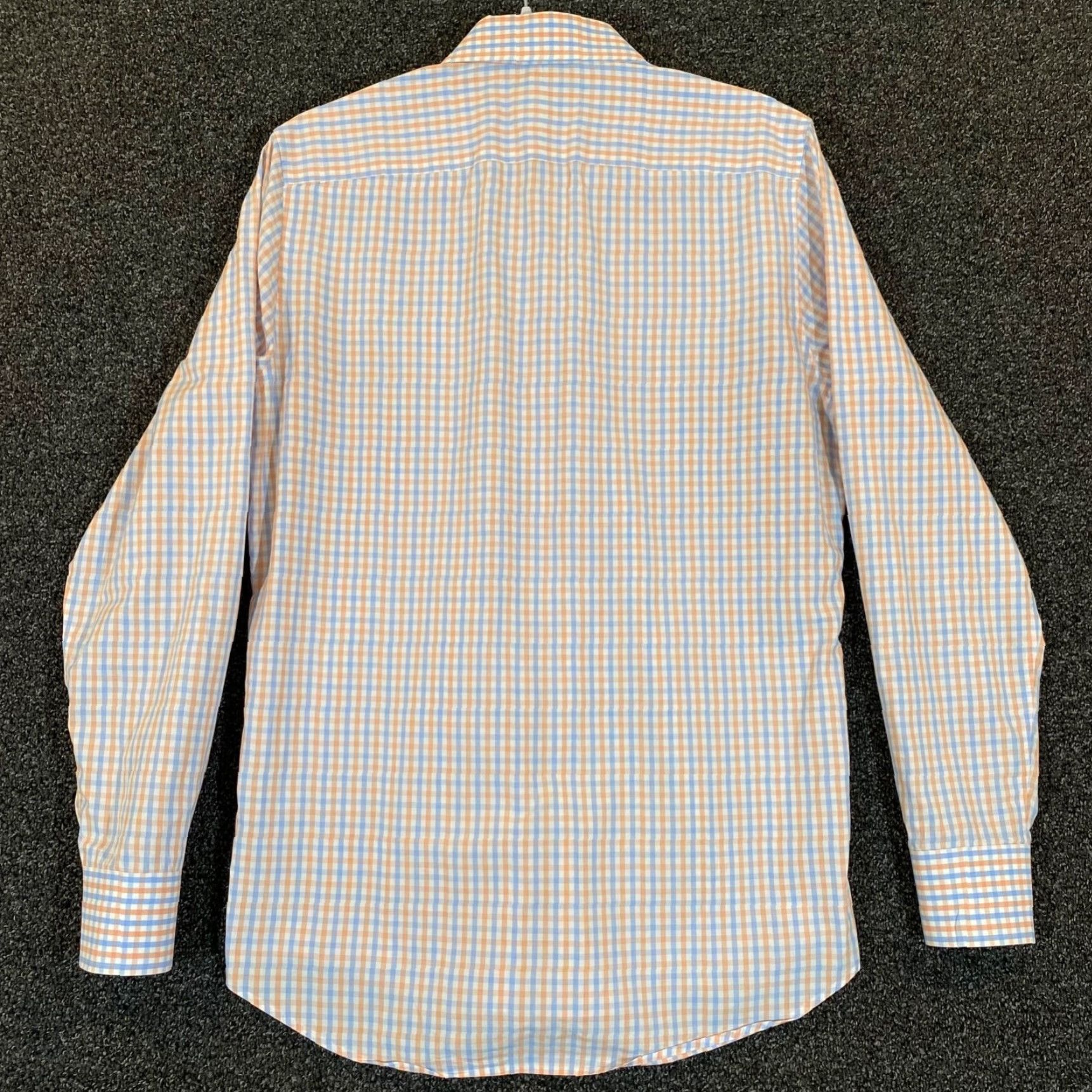 Vintage Twillory Shirt Mens 16 34/35 White Orange Blue Plaid Button Up Outdoors L/S Shirt Mens Regular Blue Plaid Outdoors L/S 16 34/35 Men Rust? Size US L / EU 52-54 / 3 - 6 Thumbnail