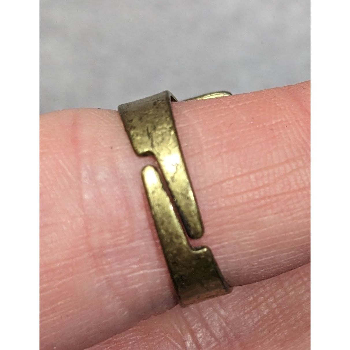 Other Unique Rainbow Geometric Rhinestone Gold Tone Adjustable Rin Size ONE SIZE - 12 Thumbnail