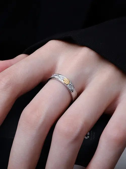 Jewelry New Design Jewelry Rings Open Size Chrome Ring (Size 7-13) Size ONE SIZE - 3 Thumbnail