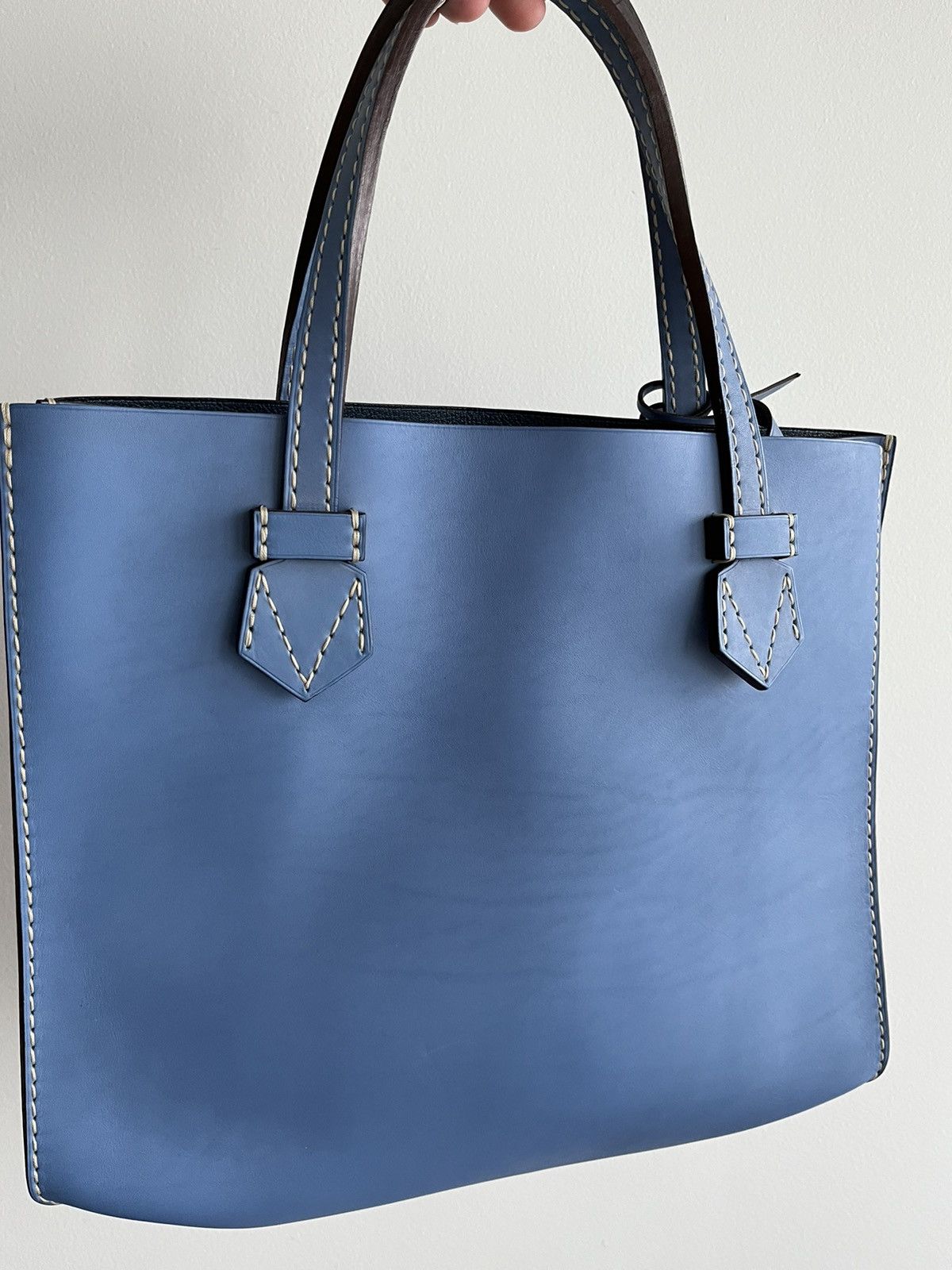 Moreau Paris Brand New Sold Out Vintage Moreau Paris Leather Tote Bag Size ONE SIZE - 12 Thumbnail
