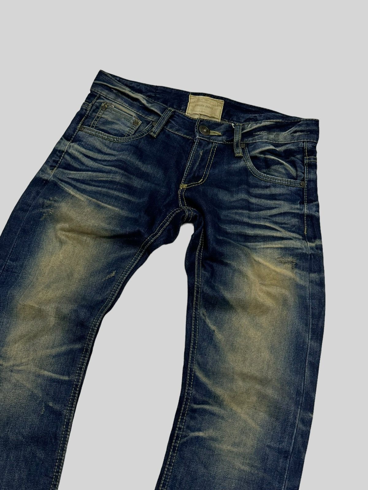 LOLITA JEANS MUDWASH ACID WASH DENIM JEANS
