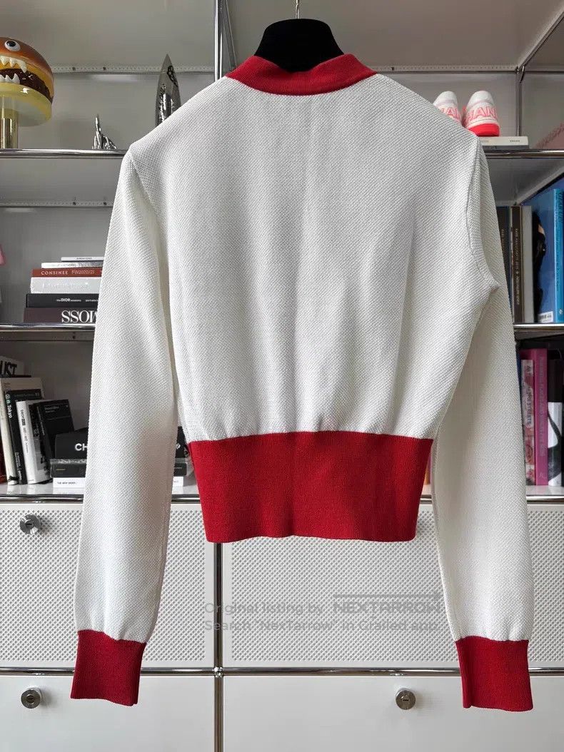 Chanel Chanel Beach series white and red single-breasted logo pri Size XS / US 0-2 / IT 36-38 - 3 Thumbnail