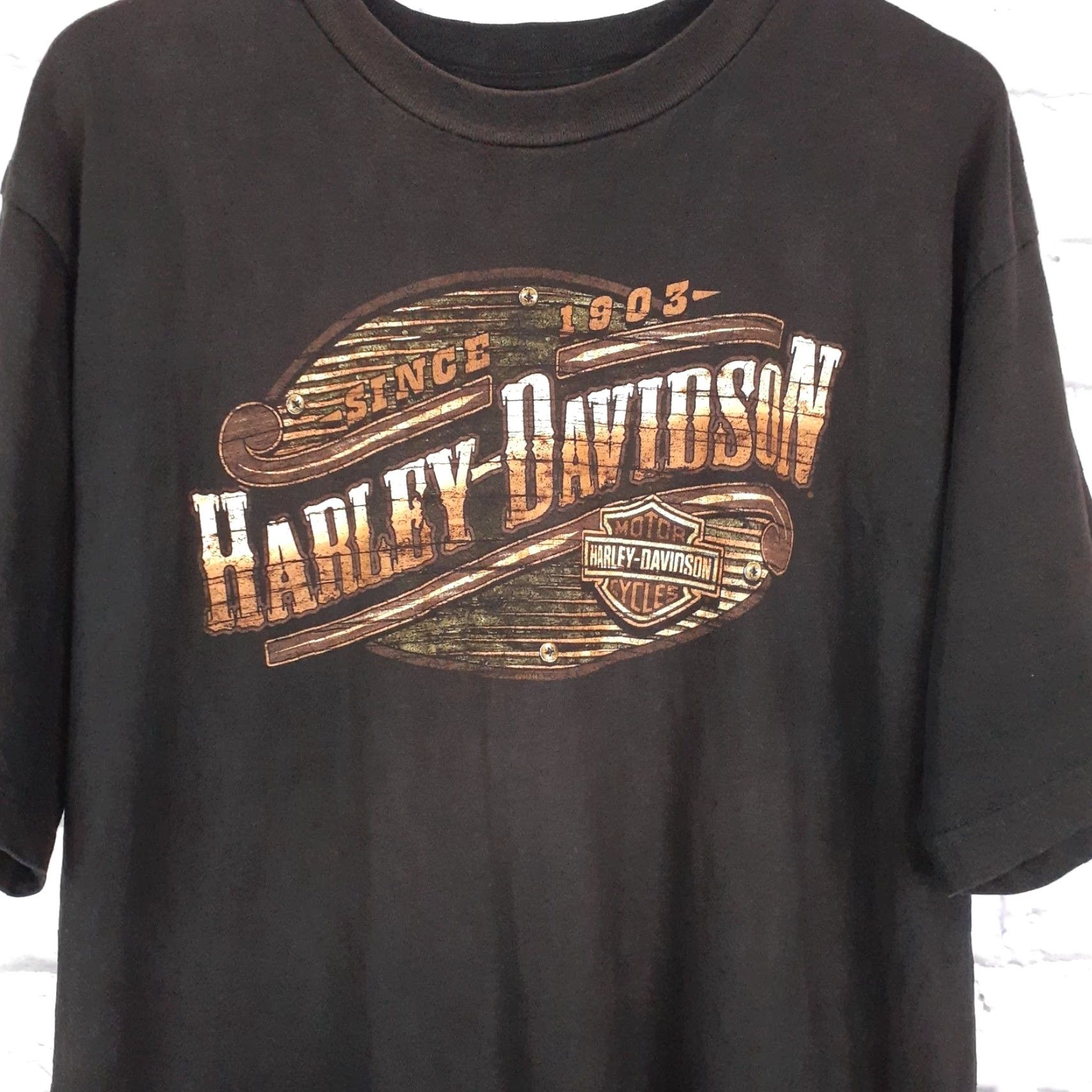 Harley Davidson VINTAGE Harley-Davidson Canada Short Sleeve T Shirt Mens M Black Crew Neck 2-Sided Made USA Size US M / EU 48-50 / 2 - 2 Thumbnail