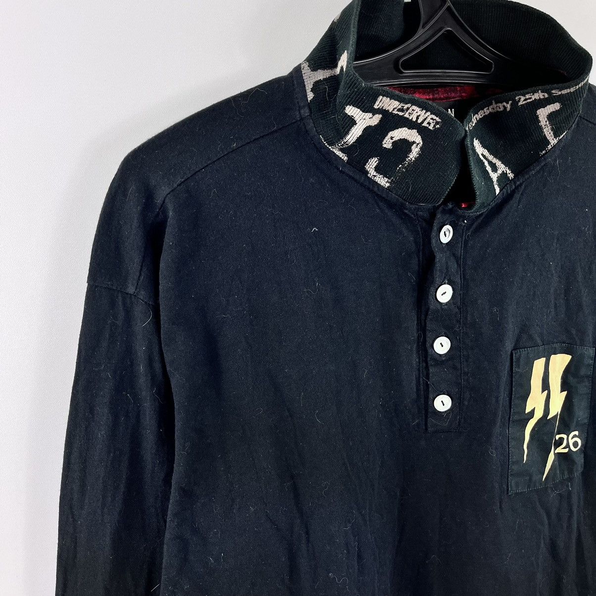 Other Religion LongSleeve Shirt 4Button Back Big Logo Black Size M Size US M / EU 48-50 / 2 - 3 Thumbnail