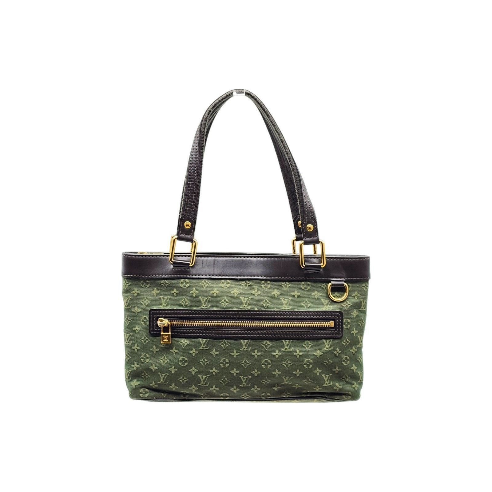 Louis Vuitton Khaki Green Monogram Mini Lin Lucille PM Bag Size ONE SIZE - 1 Thumbnail