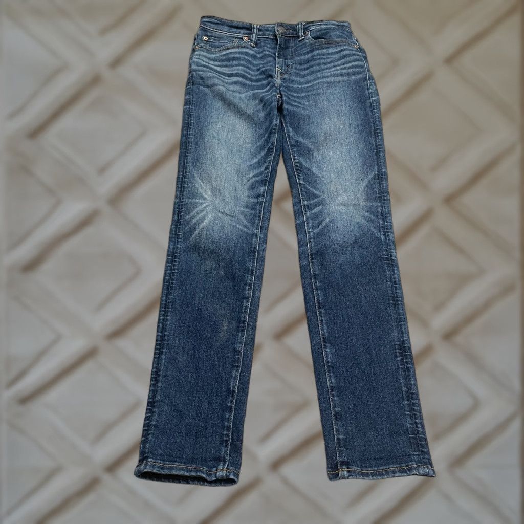 American Eagle Outfitters American Eagle Airflex + Temp Tech Slim Fit Denim Jeans Men 28x32 Dark Wash Blue Size US 28 / EU 44 - 1 Thumbnail