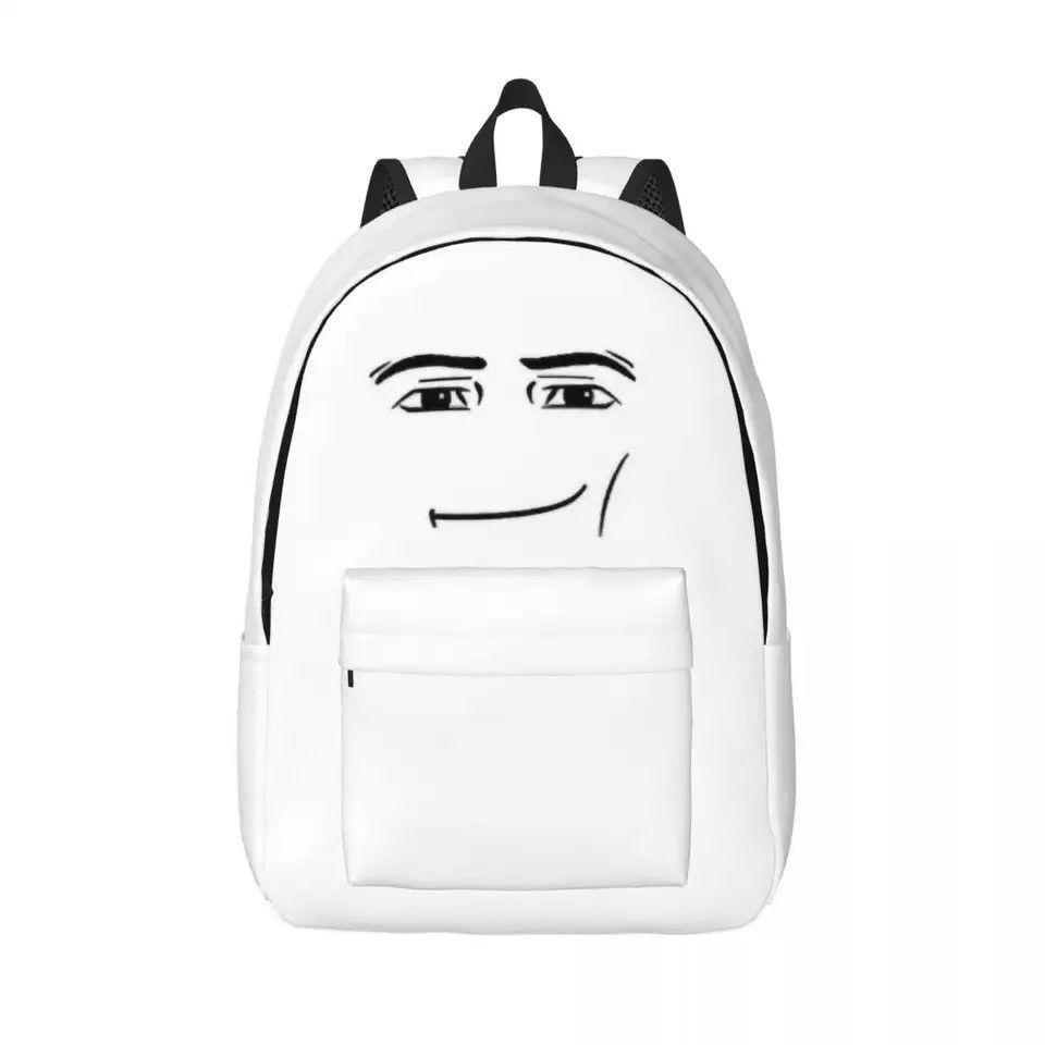 Japanese Brand Funny The Man Face Backpack Size ONE SIZE - 1 Thumbnail
