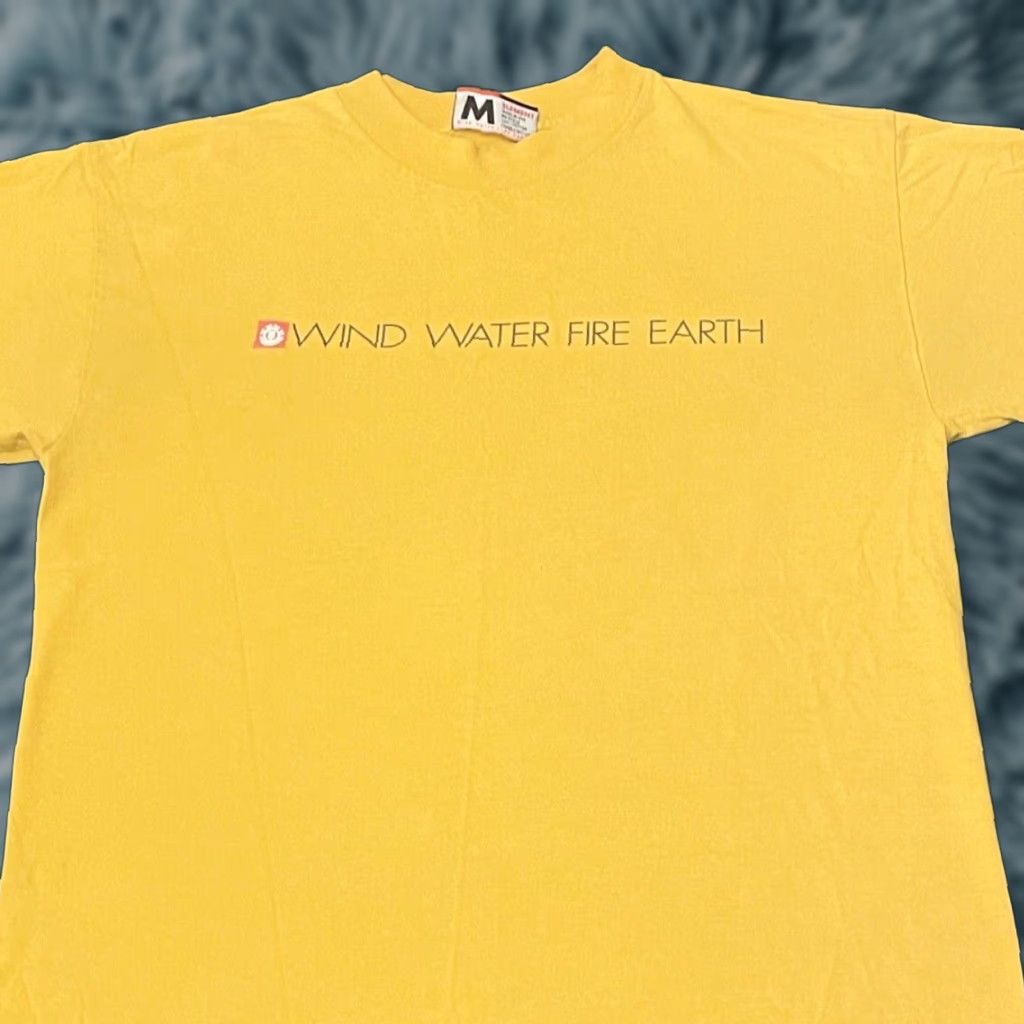Element VINTAGE Element Skateboards Wind Water Fire Earth VTG 90s Y2K Skate Tee Mens M Yellow Shirt Mens M 90s Vintage Size US M / EU 48-50 / 2 - 1 Thumbnail