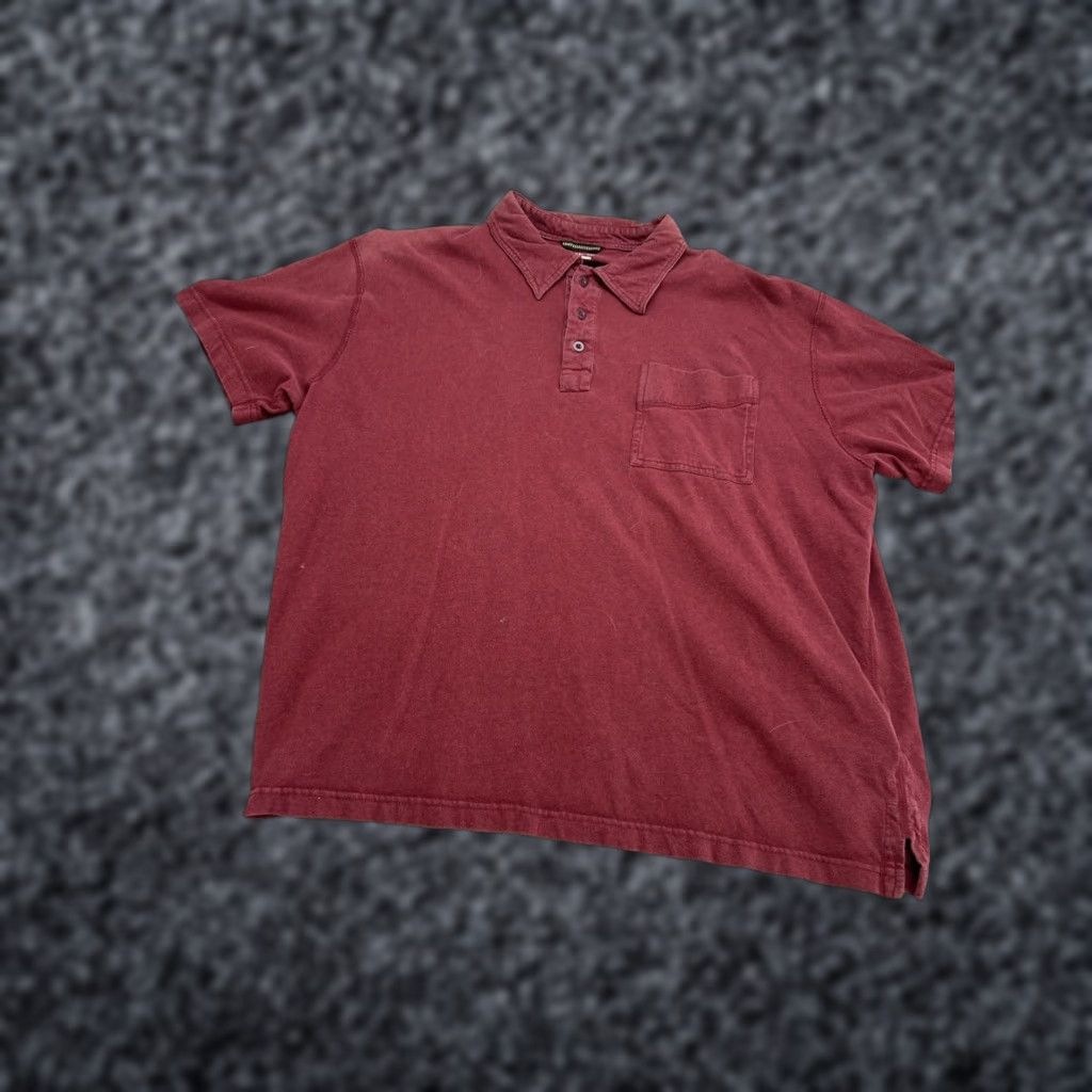 Mountain Hardwear Mountain Hardwear Polo Shirt Men XL Short Sleeve Red Stripe Logo Cotton Polyester Polo Shirt XS-XL? Size US XL / EU 56 / 4 - 1 Thumbnail