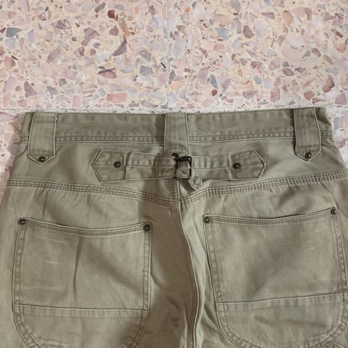20471120 JAPANESE VINTAGE TROUSERS DOUBLE KNEE CINCH BACK CARPENTER Size US 32 / EU 48 - 9 Thumbnail