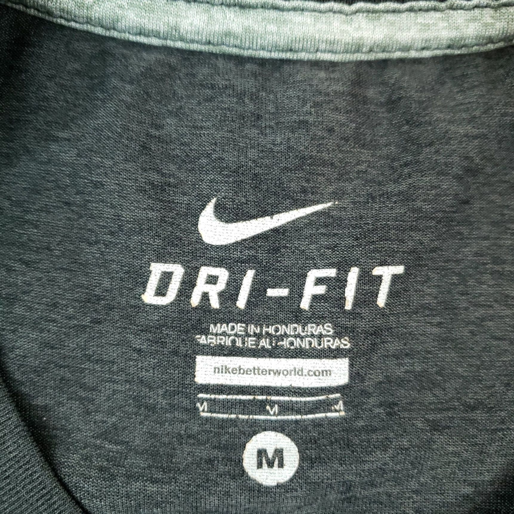 Nike Nike Dri-FIT T-Shirt Mens Large Gray Short Sleeve Crew Neck Moisture Wicking Just Do It Size US M / EU 48-50 / 2 - 5 Thumbnail