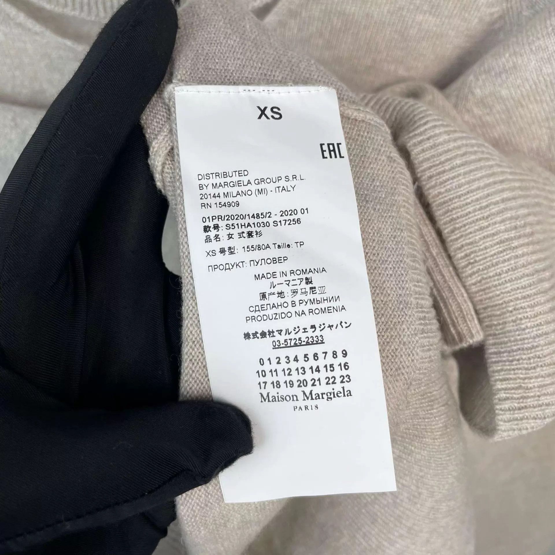 Maison Margiela Maison Margiela cashmere sweater XS gray 98 new Size XS / US 0-2 / IT 36-38 - 6 Thumbnail