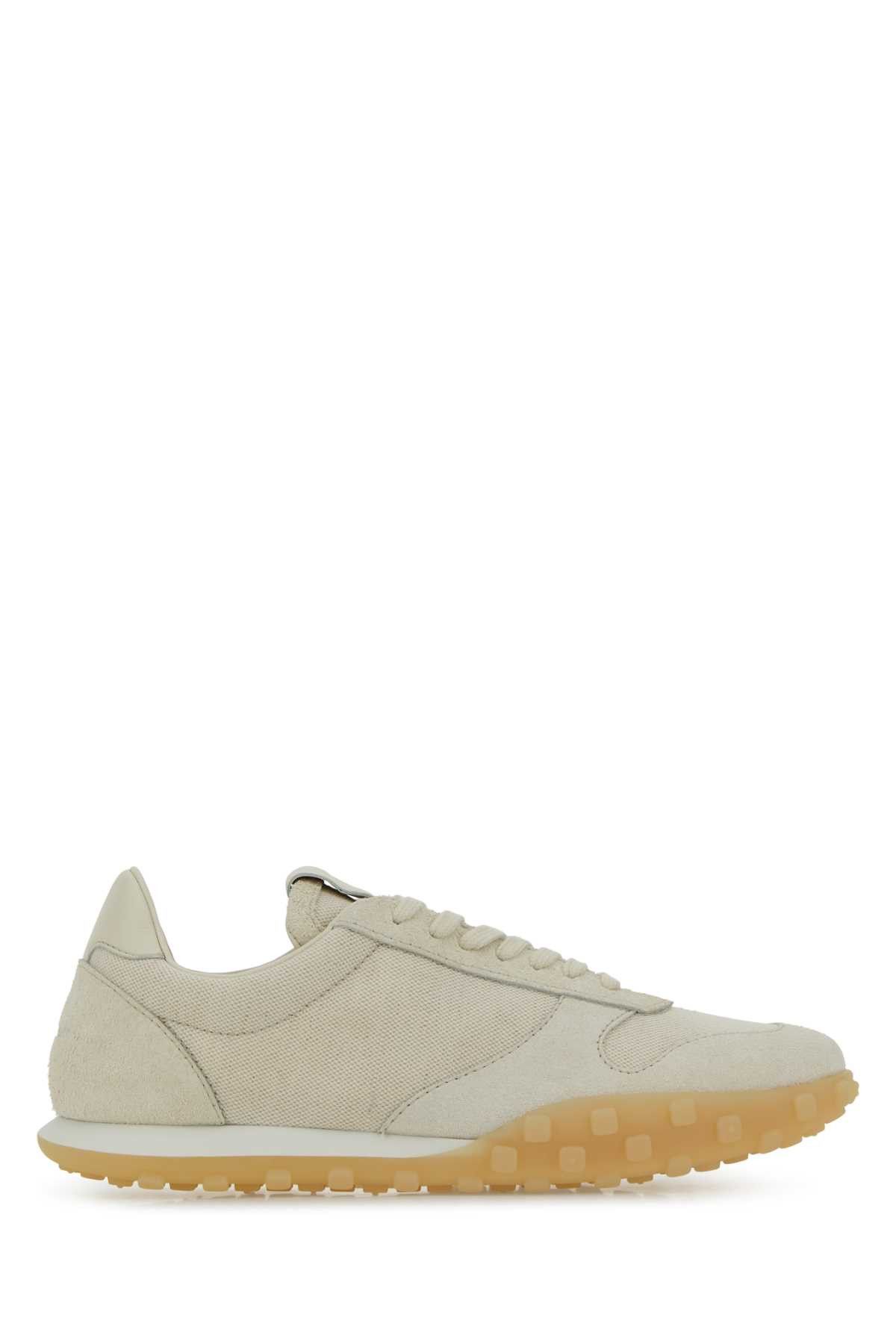 Jil Sander Sand Canvas And Suede Moon Sneakers Size US 8 / EU 41 - 1 Thumbnail
