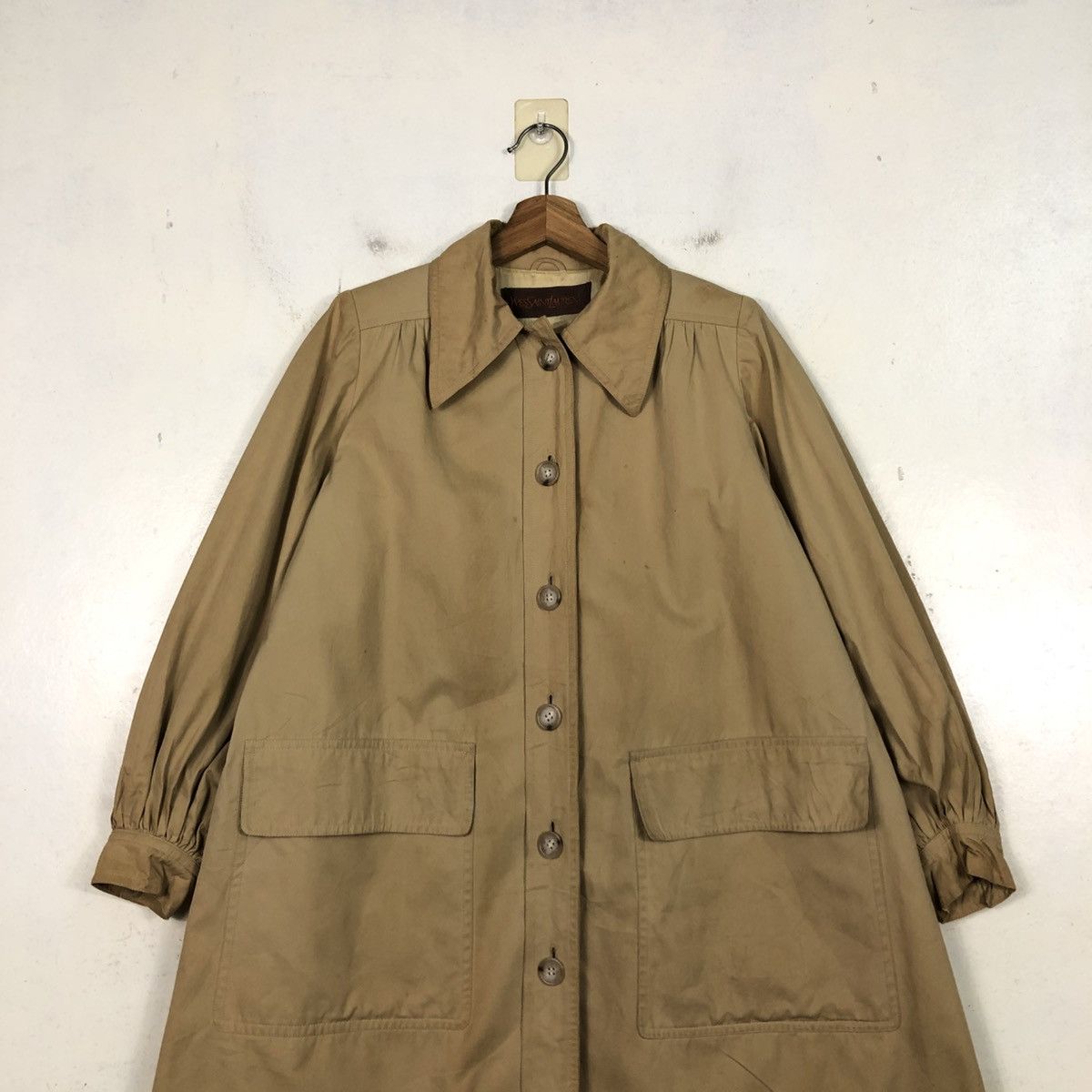 Yves Saint Laurent Vintage Long Jacket Button Yves Saint Laurent Size US M / EU 48-50 / 2 - 6 Thumbnail