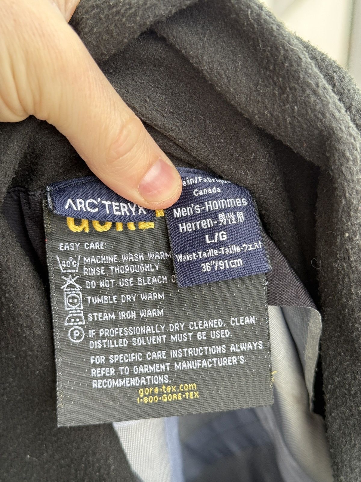 Arc'teryx Arcteryx Gore Tex XCR Bib Pants Black Ski Snowboard Outdoor Size US 34 / EU 50 - 10 Thumbnail