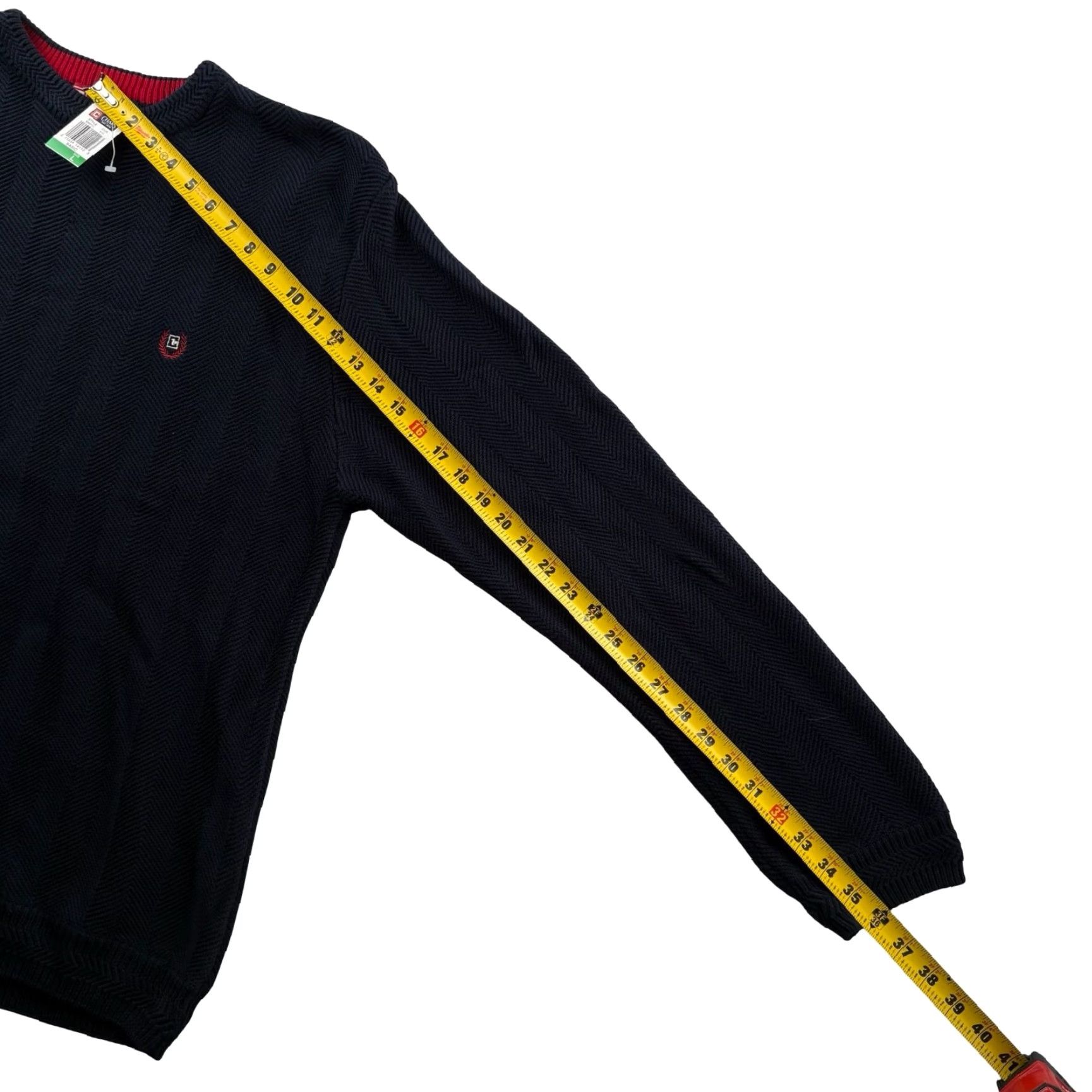 Chaps VINTAGE Chaps Men’s Sweater Crew Neck Cotton Navy Blue L Size US L / EU 52-54 / 3 - 5 Thumbnail
