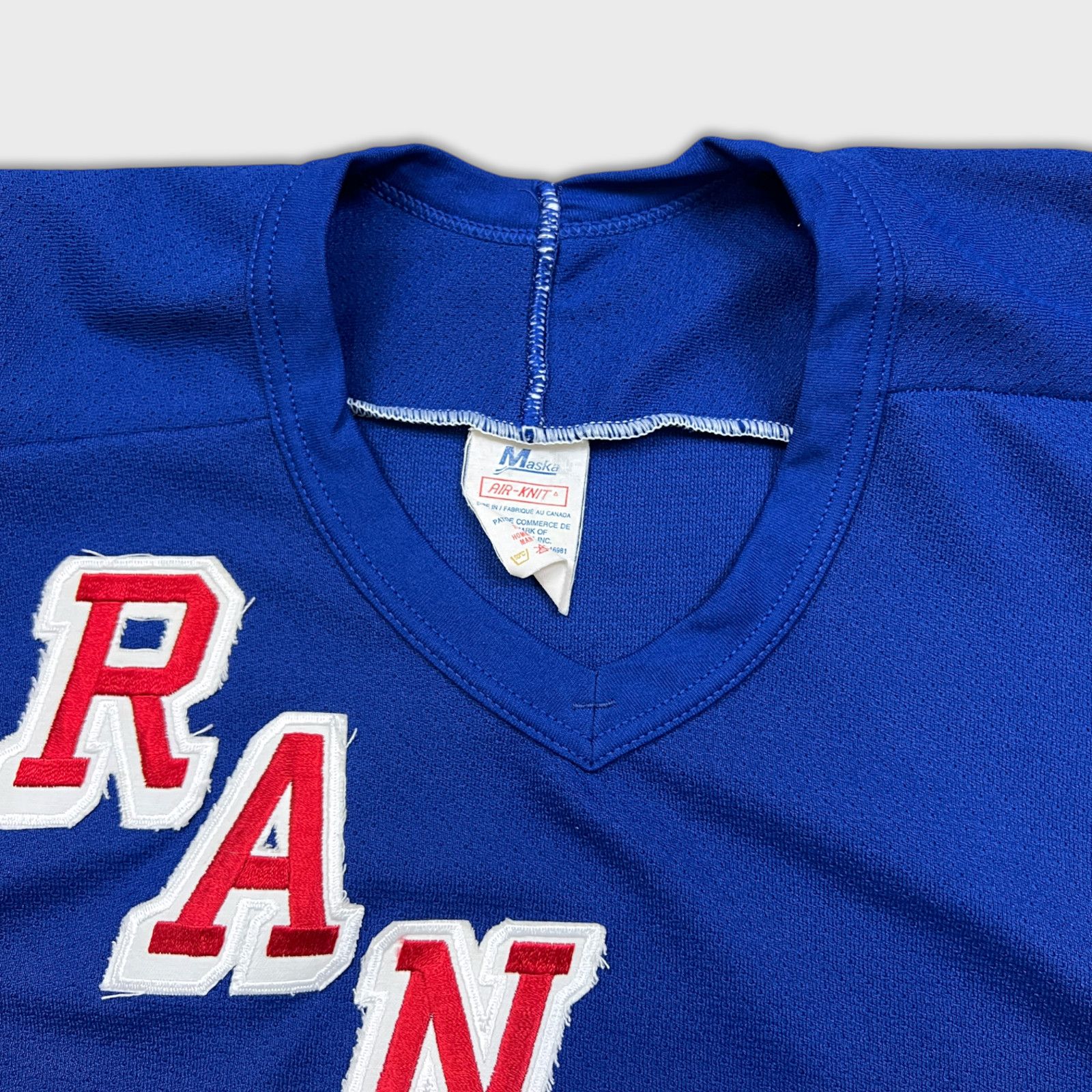 Ccm × NHL × Vintage 90s CCM New York Rangers Hockey Jersey Small Knit Sewn NHL Size US S / EU 44-46 / 1 - 2 Thumbnail